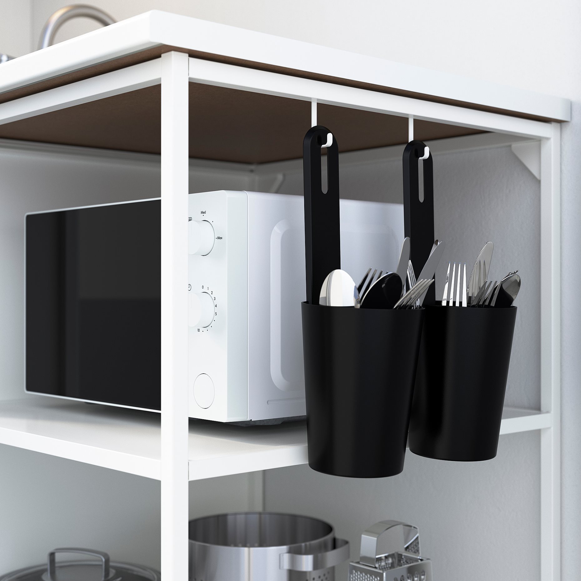 ENHET, base frame with shelves, 60x60x75 cm, 304.489.75