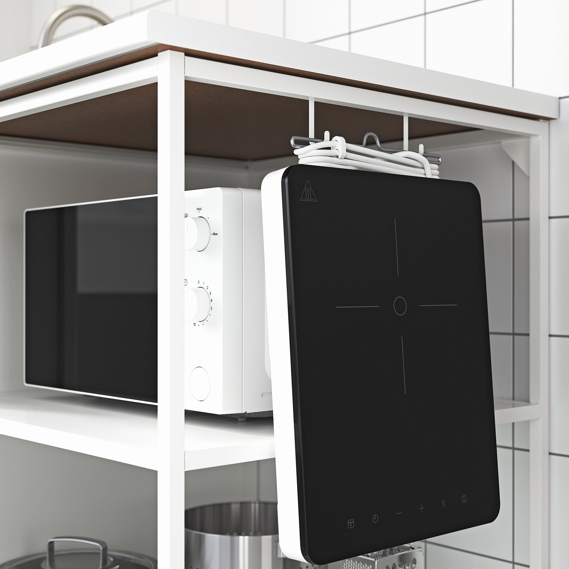 ENHET, base frame with shelves, 60x60x75 cm, 304.489.75