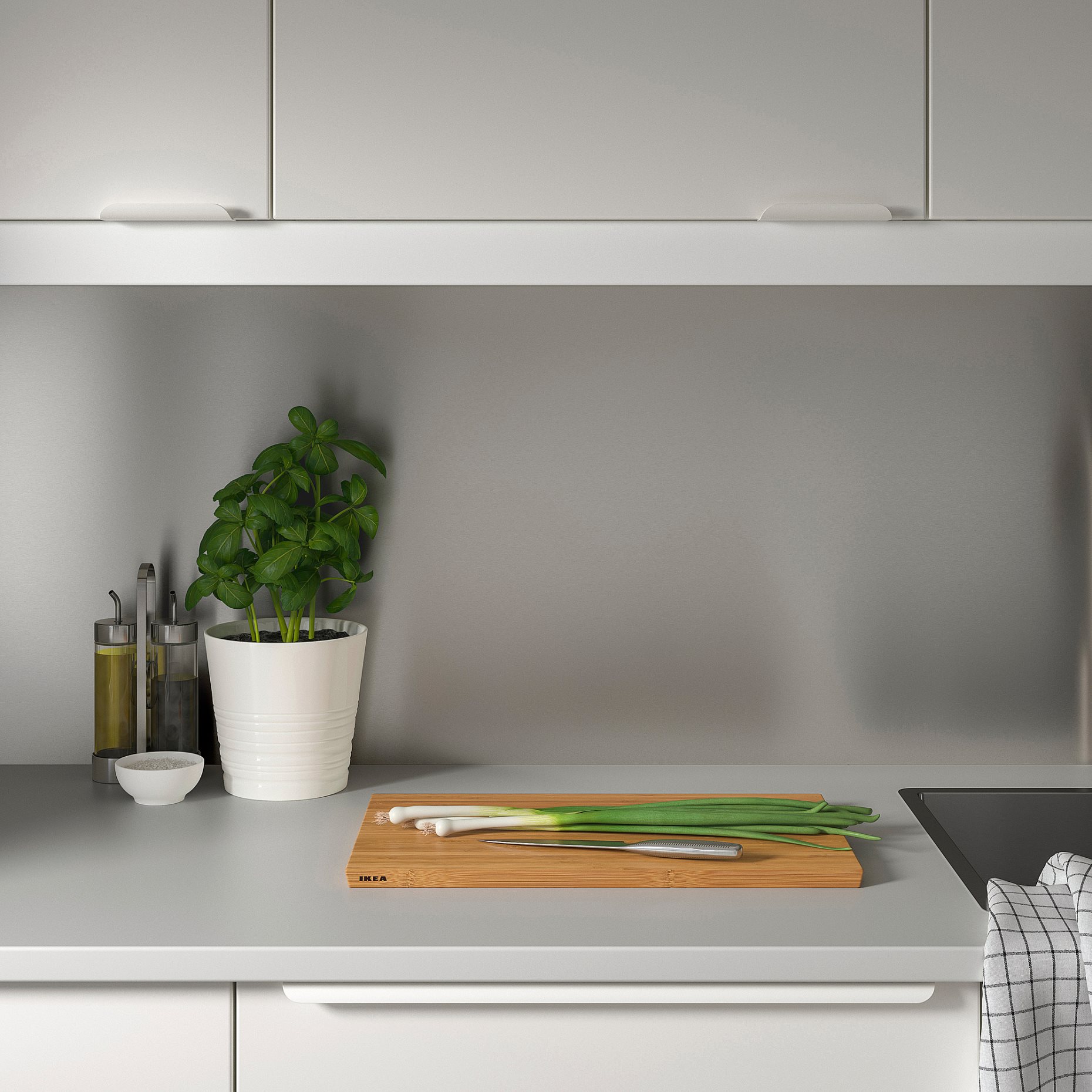 LYSEKIL, wall panel double sided brushed, 119.6x55 cm, 304.829.74