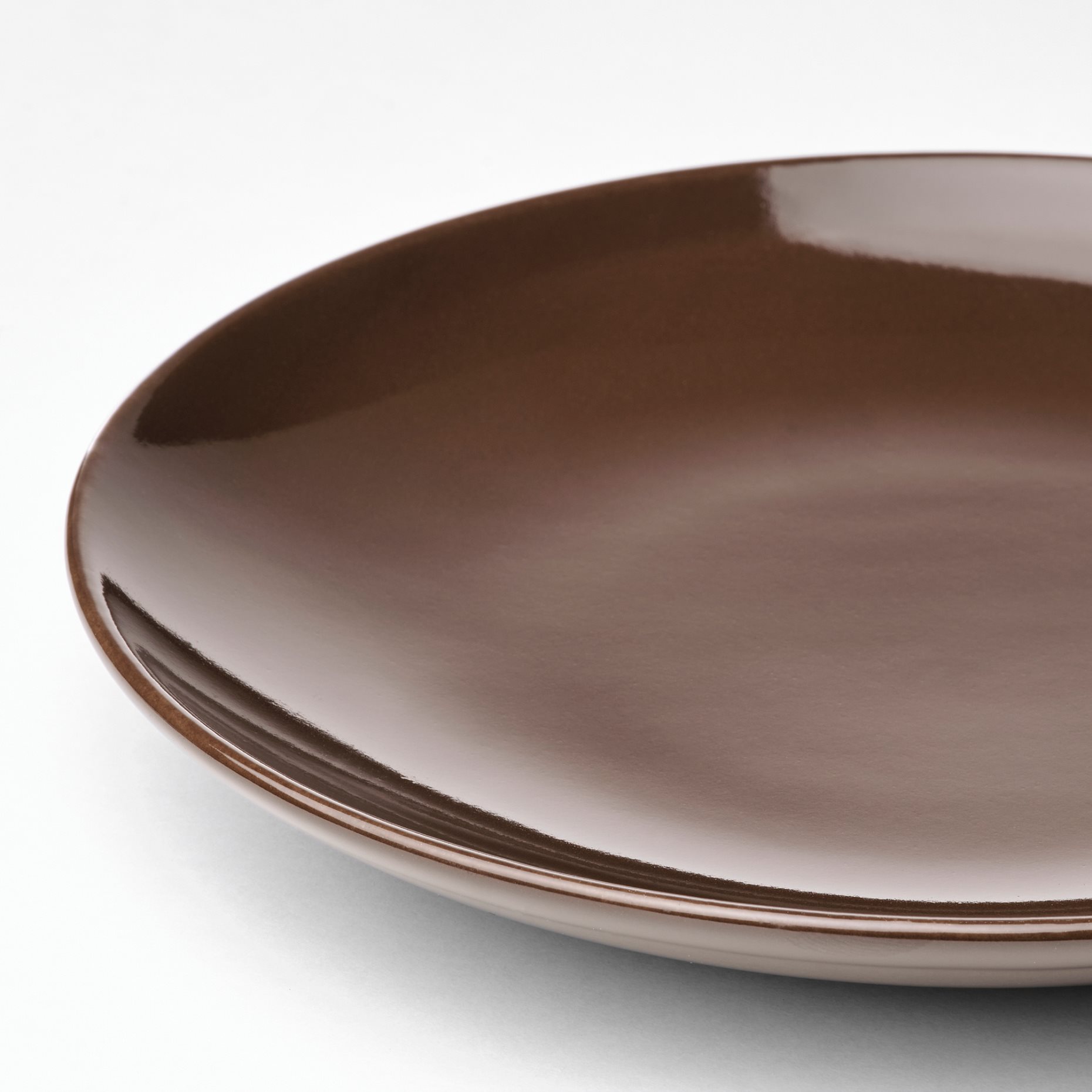 FÄRGKLAR, side plate/glossy 4 pack, 20 cm, 304.854.54