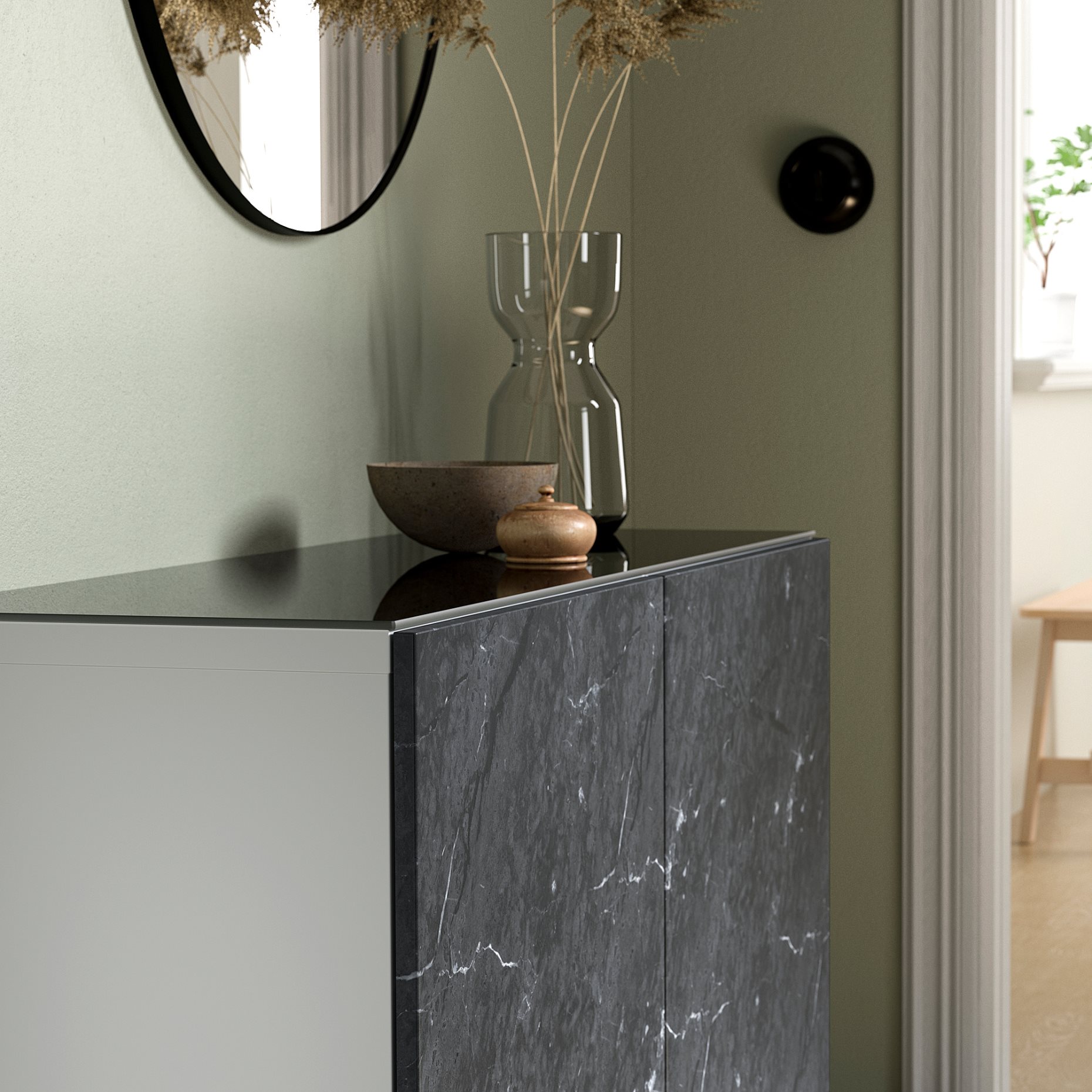 BESTÅ, top panel/glass, 120x40 cm, 304.963.20