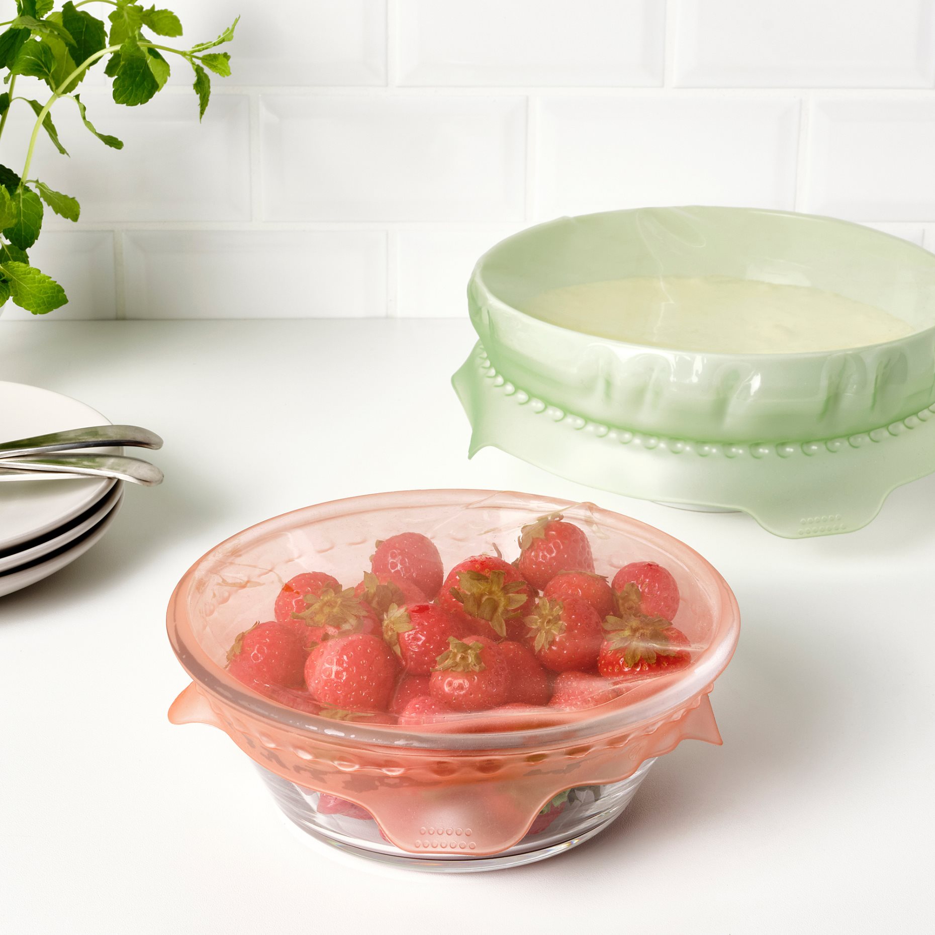 ÖVERMÄTT, food cover, set of 2, 304.979.23