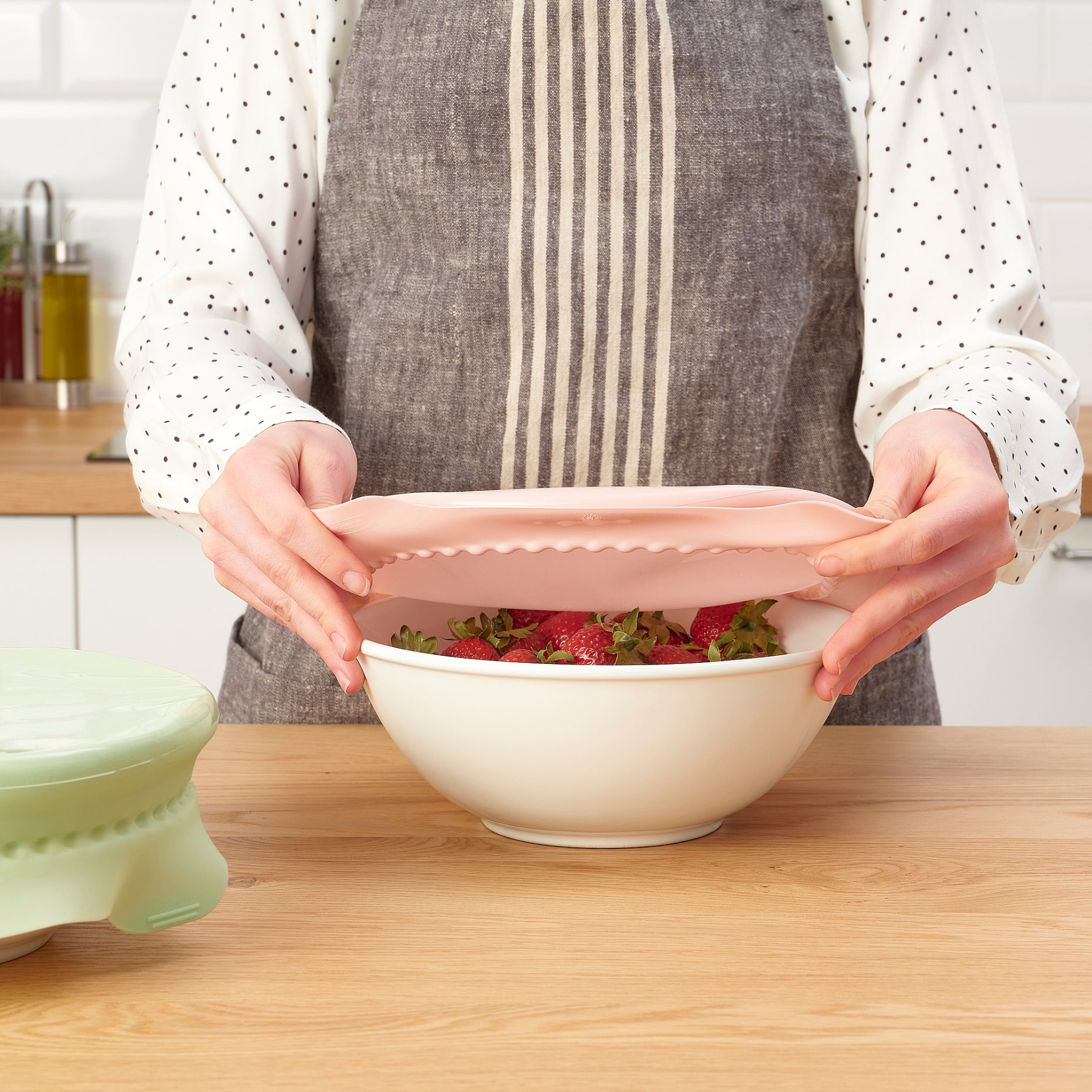 ÖVERMÄTT, κάλυμμα φαγητού, σετ 2 τεμ., 304.979.23