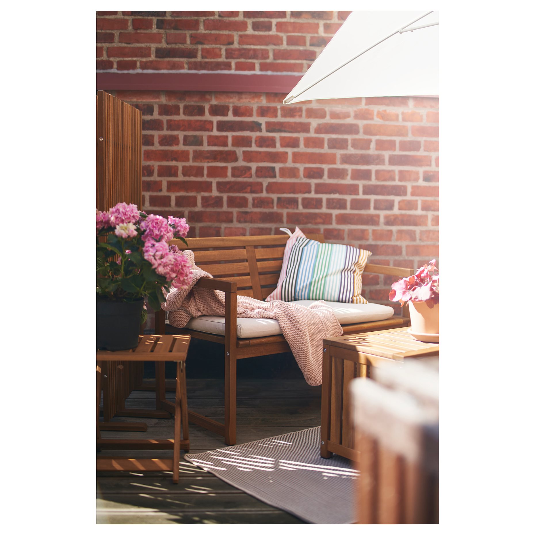 NÄMMARÖ, παγκάκι με πλάτη, εξωτερικού χώρου, 305.103.02