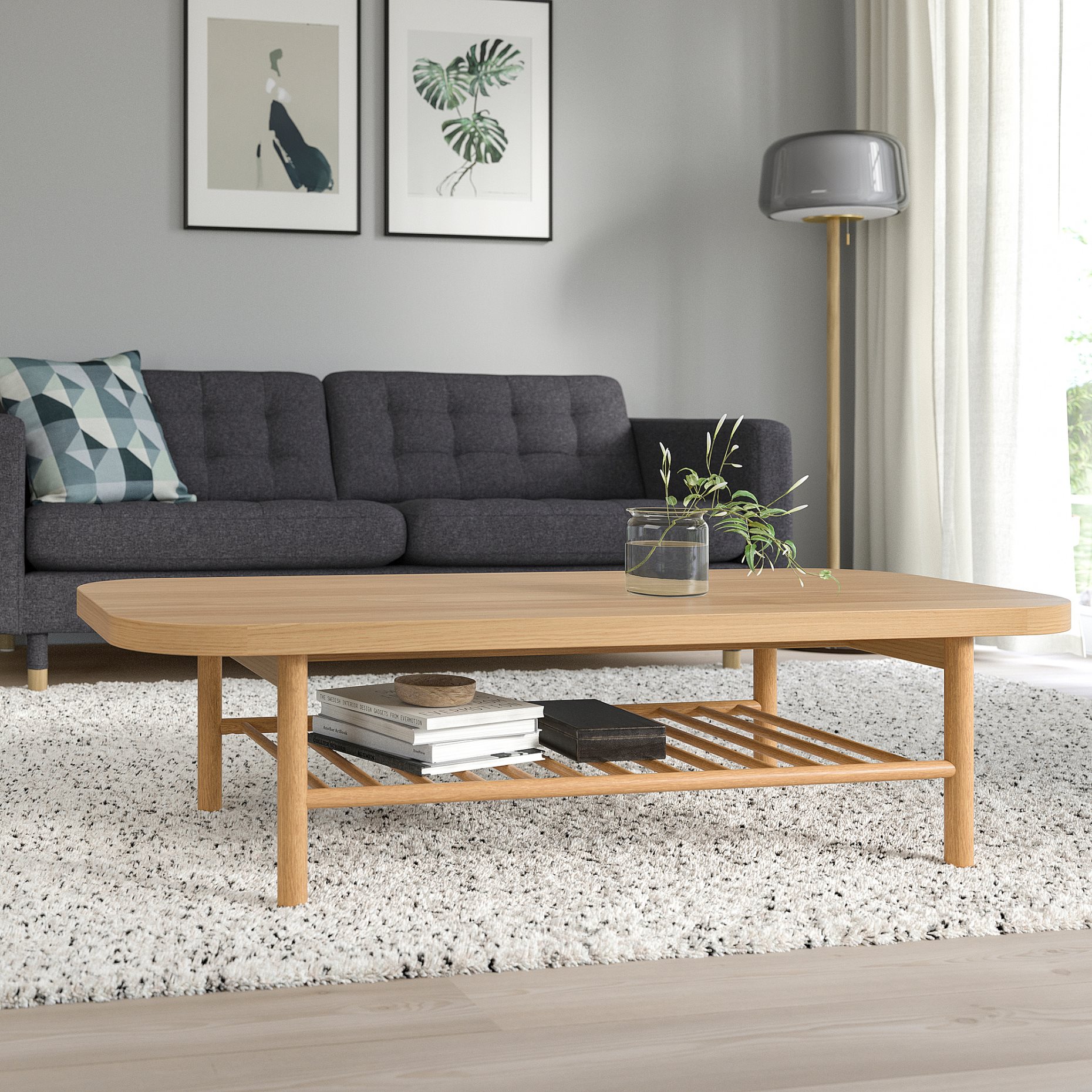LISTERBY, coffee table, 140x60 cm, 305.139.04