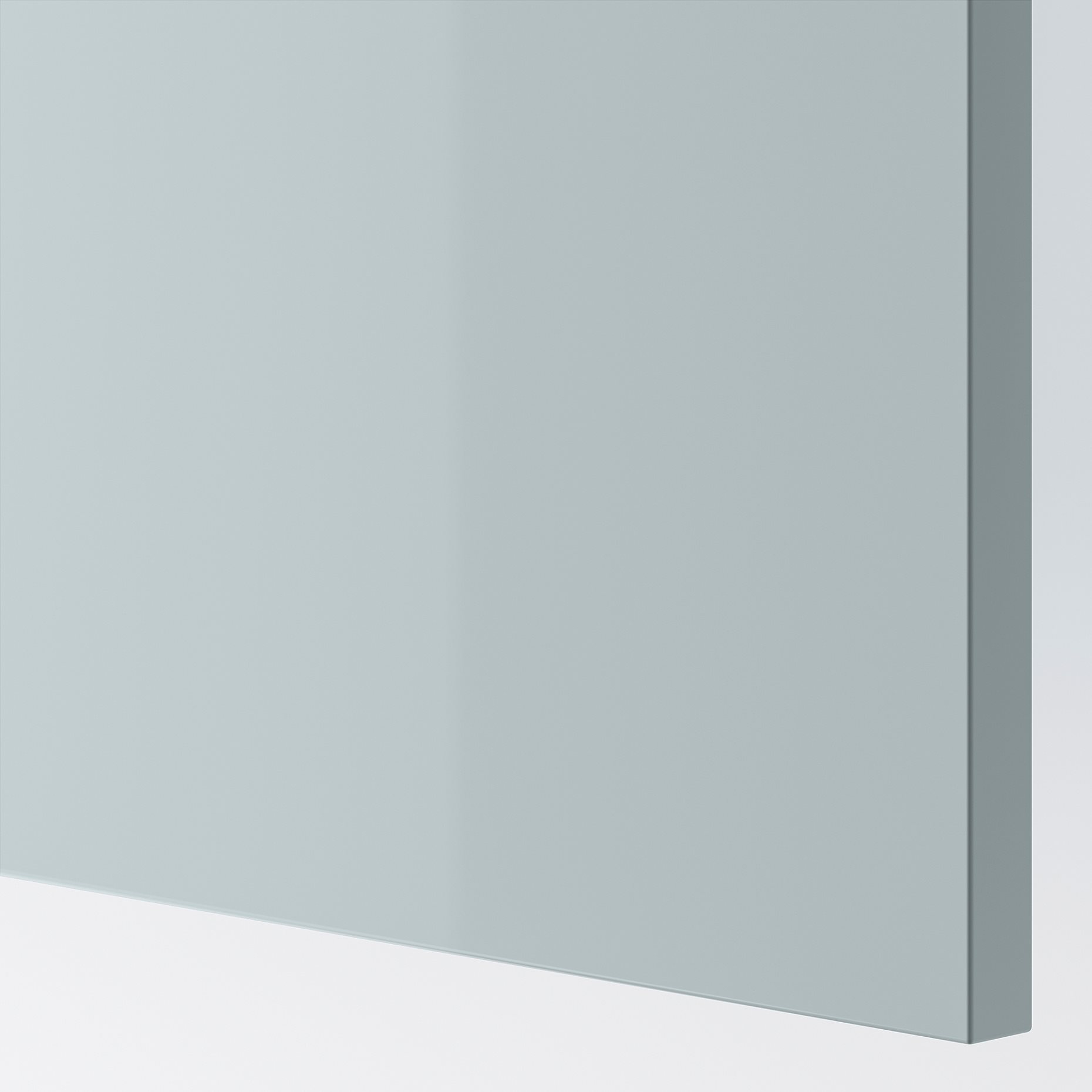 KALLARP, 2-piece door for corner base cabinet set/high-gloss, 25x80 cm, 305.201.55
