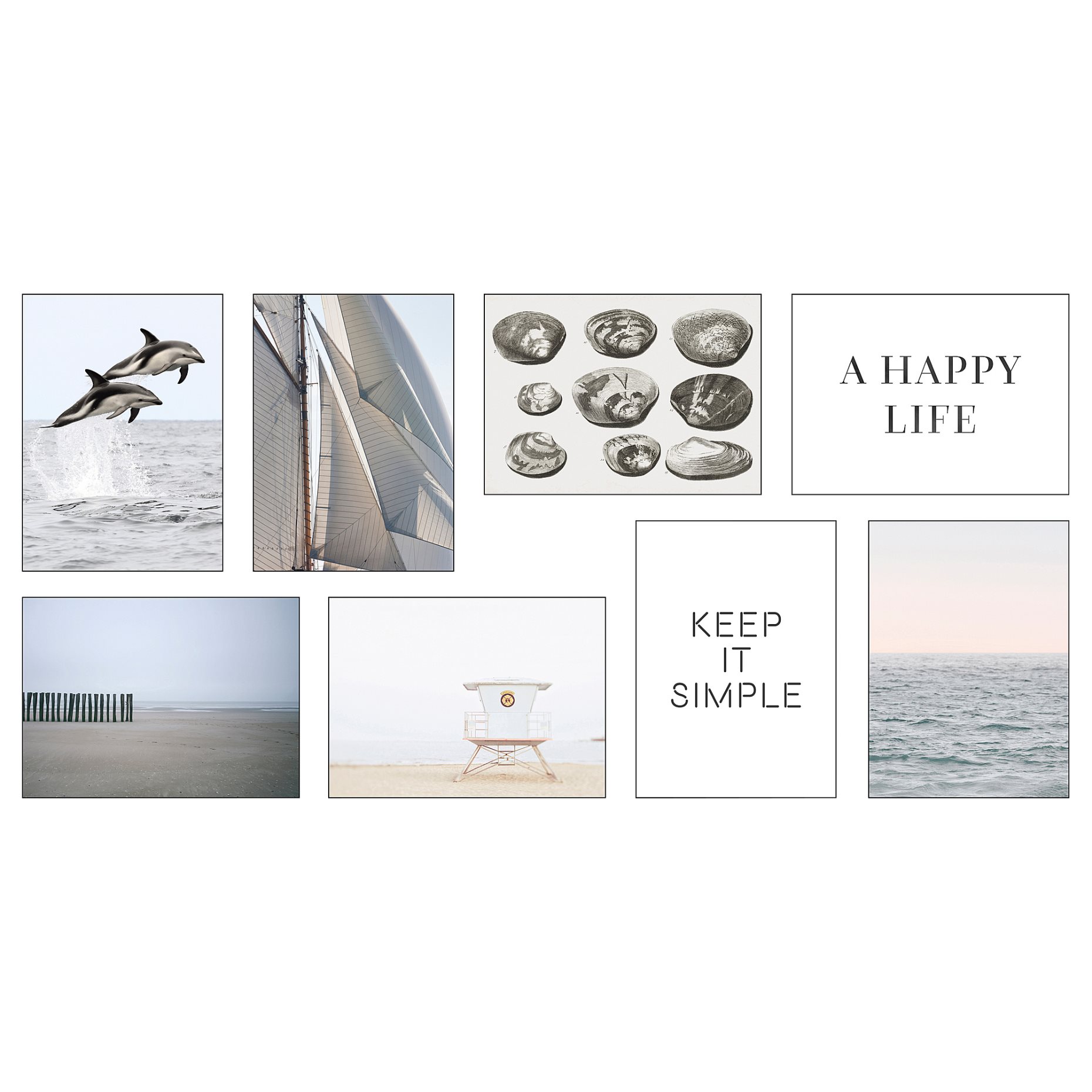 VÄXBO, art card/Keep life simple/8 pack, 13x18 cm, 305.332.28