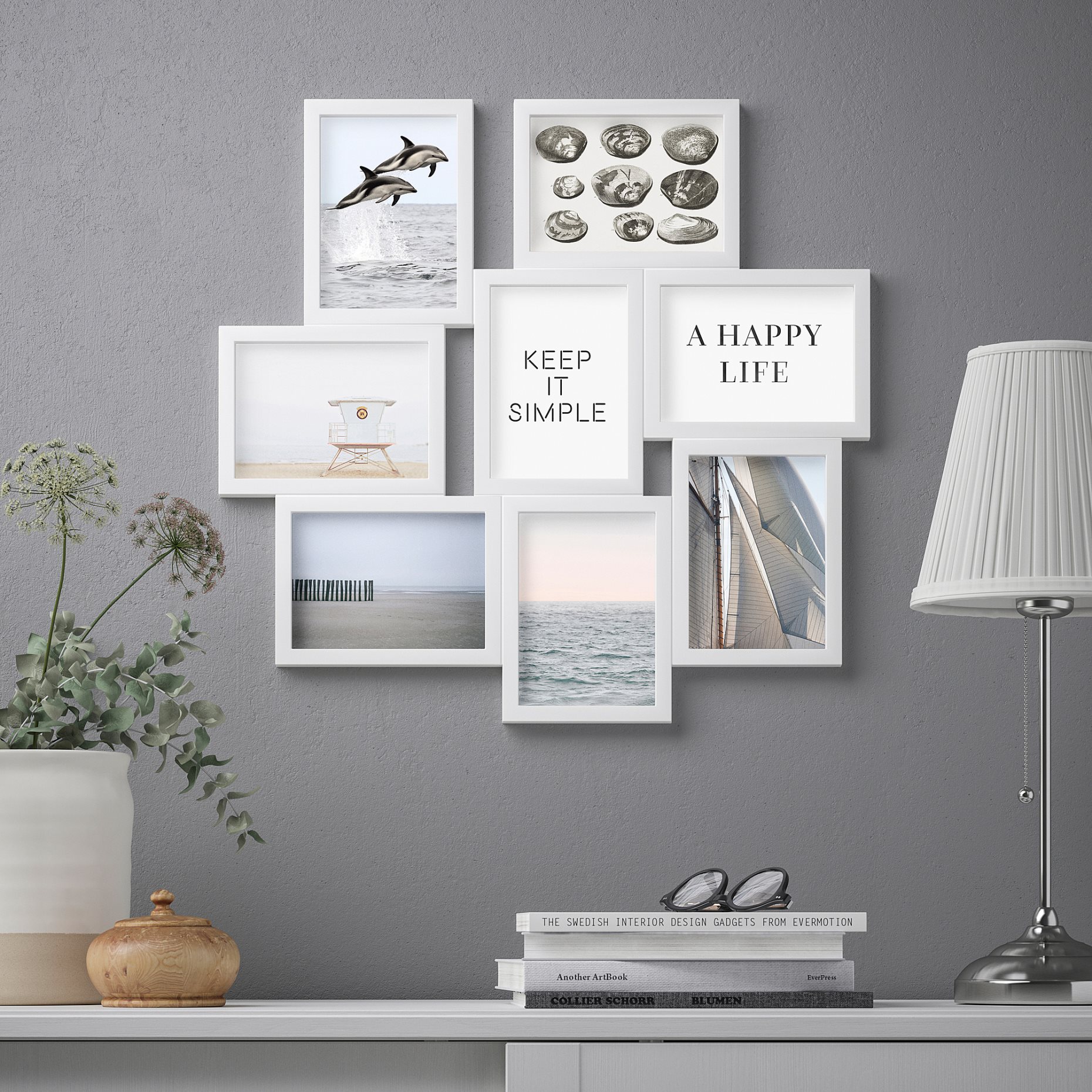 VÄXBO, art card/Keep life simple/8 pack, 13x18 cm, 305.332.28