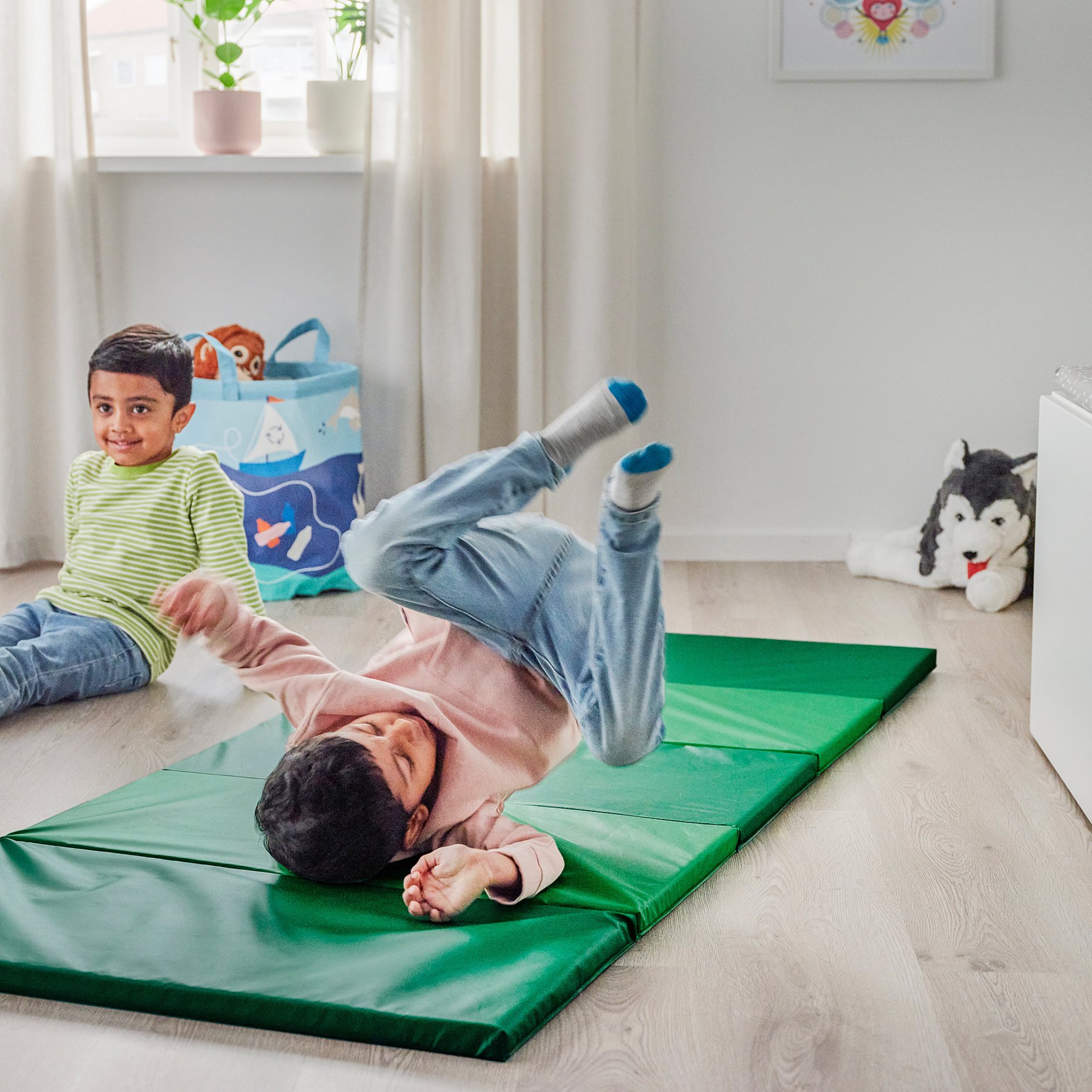 PLUFSIG, folding gym mat, 78x185 cm, 305.522.69