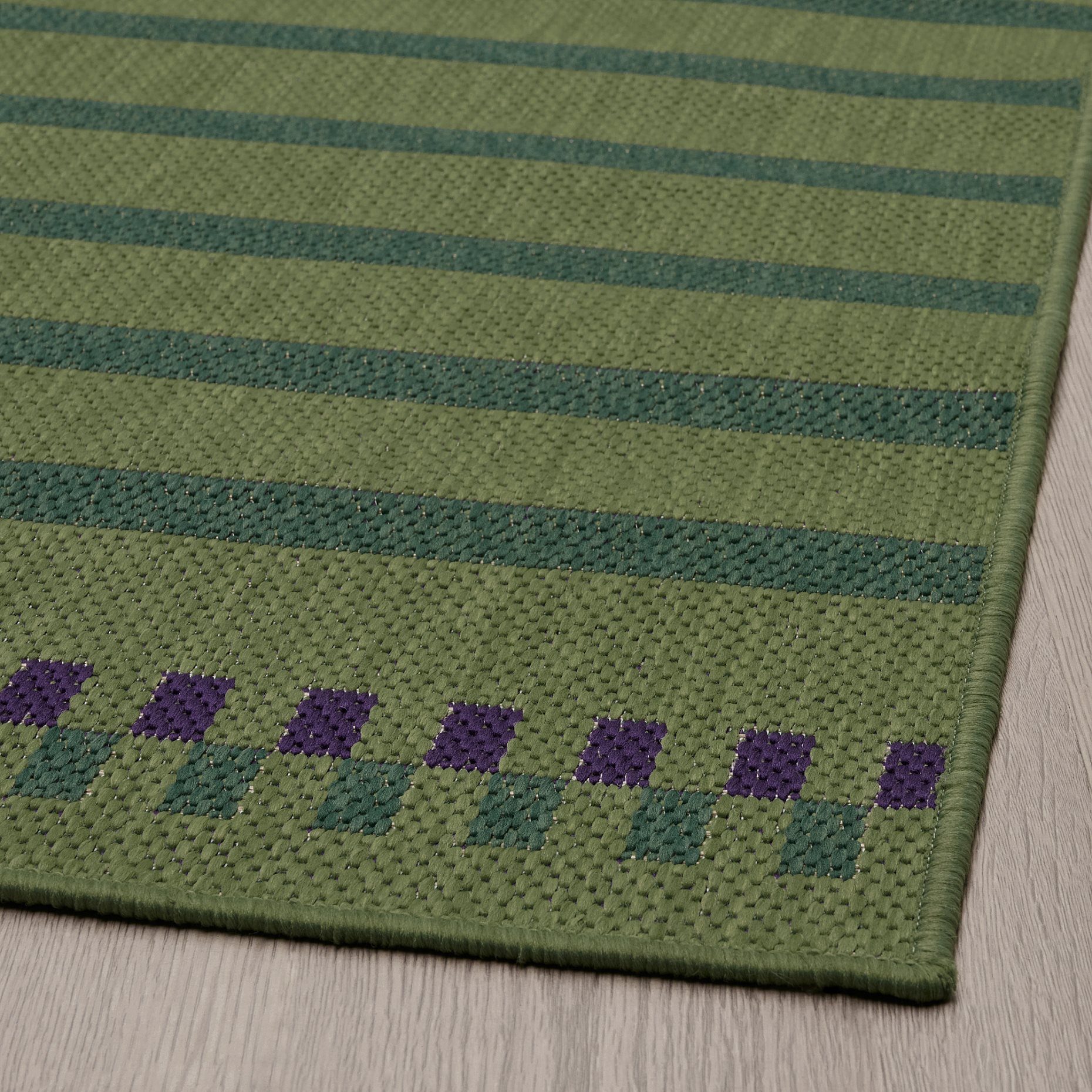 KORSNING, rug flatwoven/striped/in/outdoor, 80x250 cm, 305.532.35