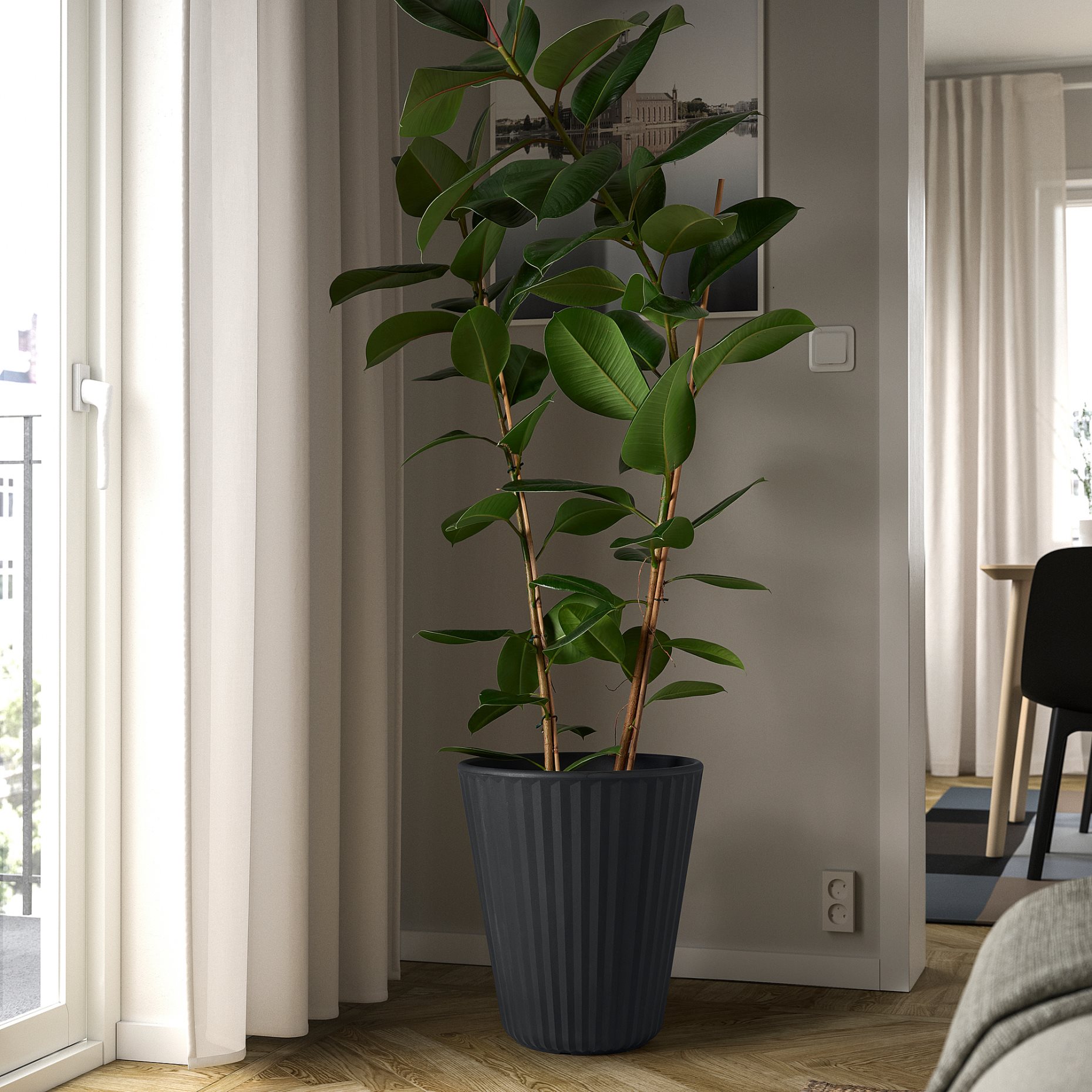 BJORNBAMBU, plant pot/in/outdoor, 41 cm, 305.612.97