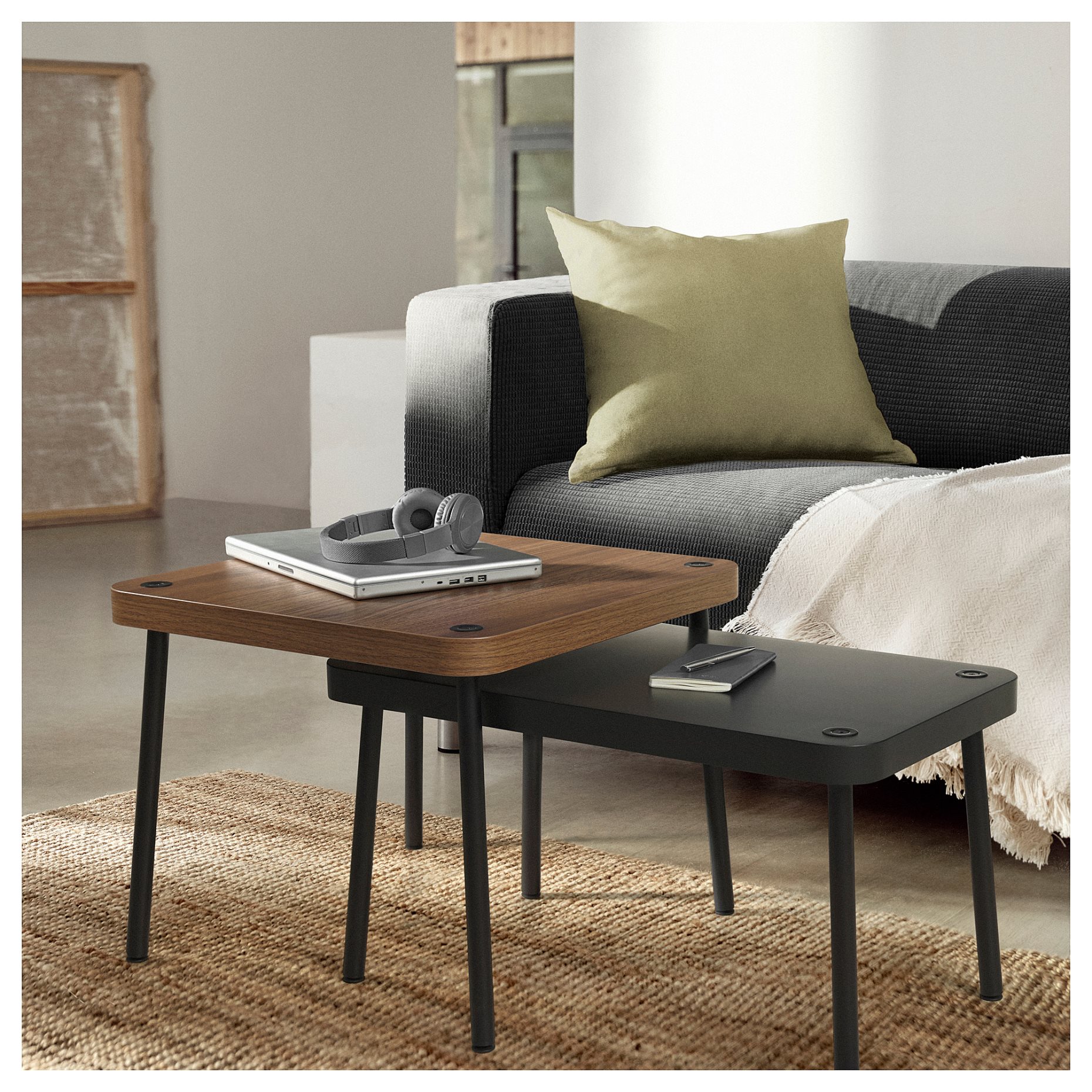 SONHULT, nest of tables, set of 2, 305.785.56