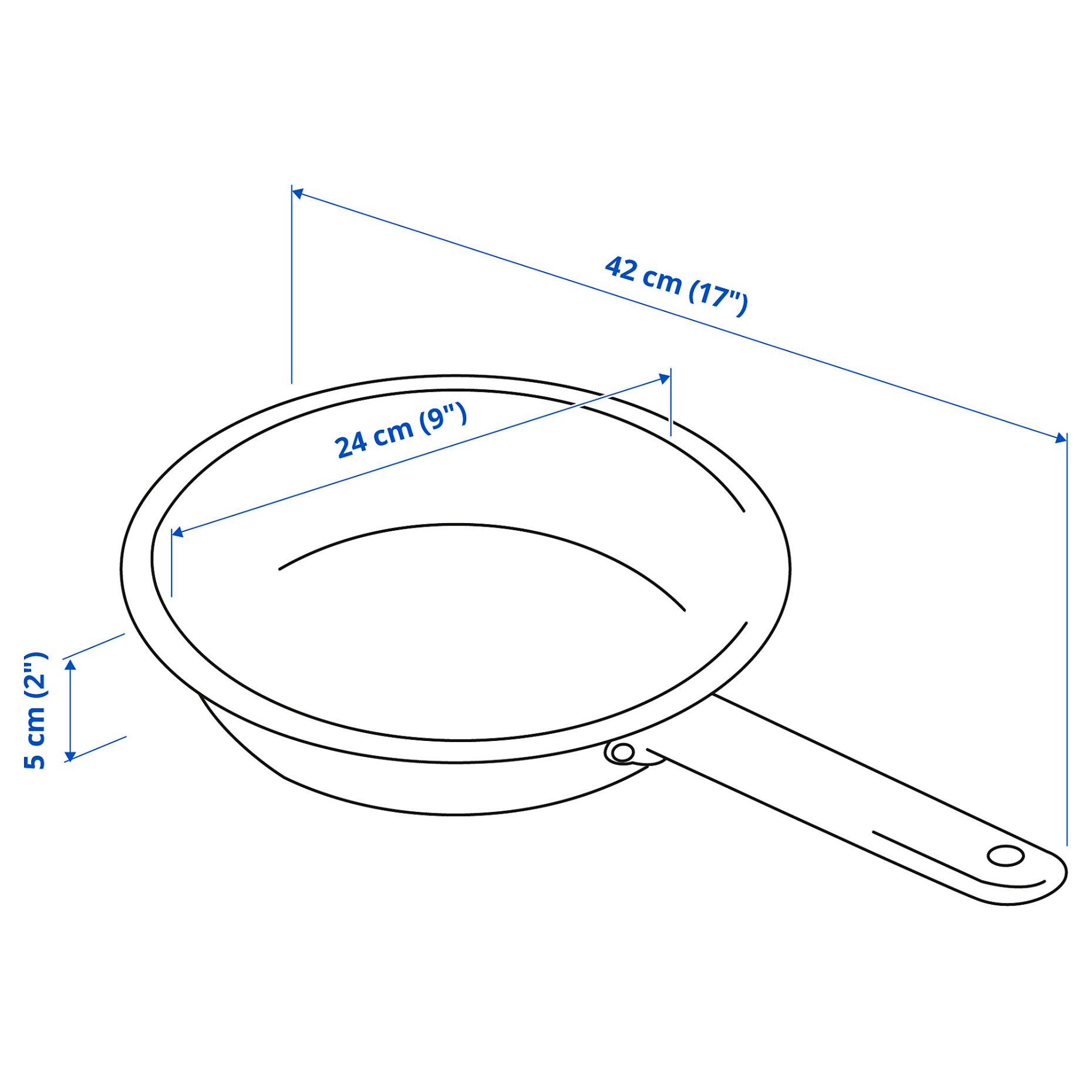 IKEA 365+, τηγάνι, 24 cm, 305.807.00