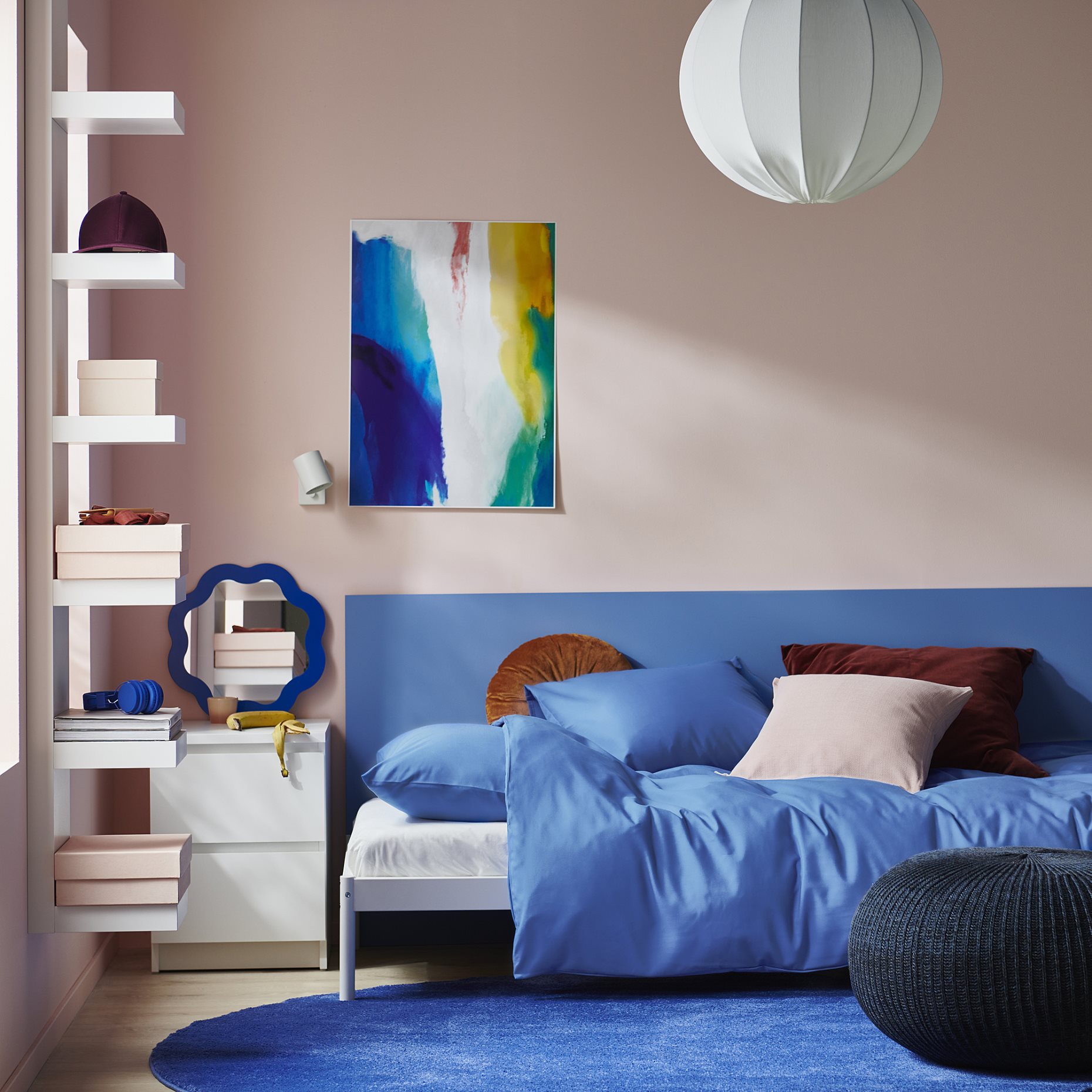 PILTANDVINGE, παπλωματοθήκη και 2 μαξιλαροθήκες, 240x220/50x60 cm, 305.823.94
