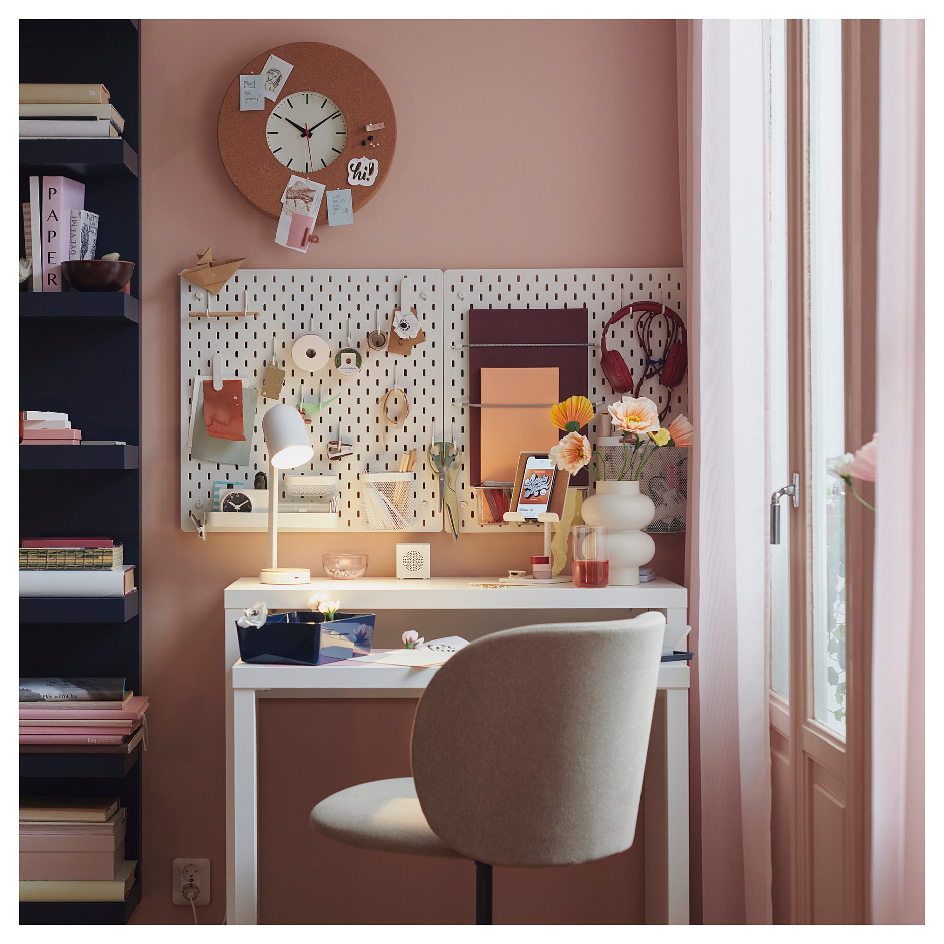 LÄNGDHOPP, συρόμενο γραφείο, 90x39/71 cm, 305.870.80