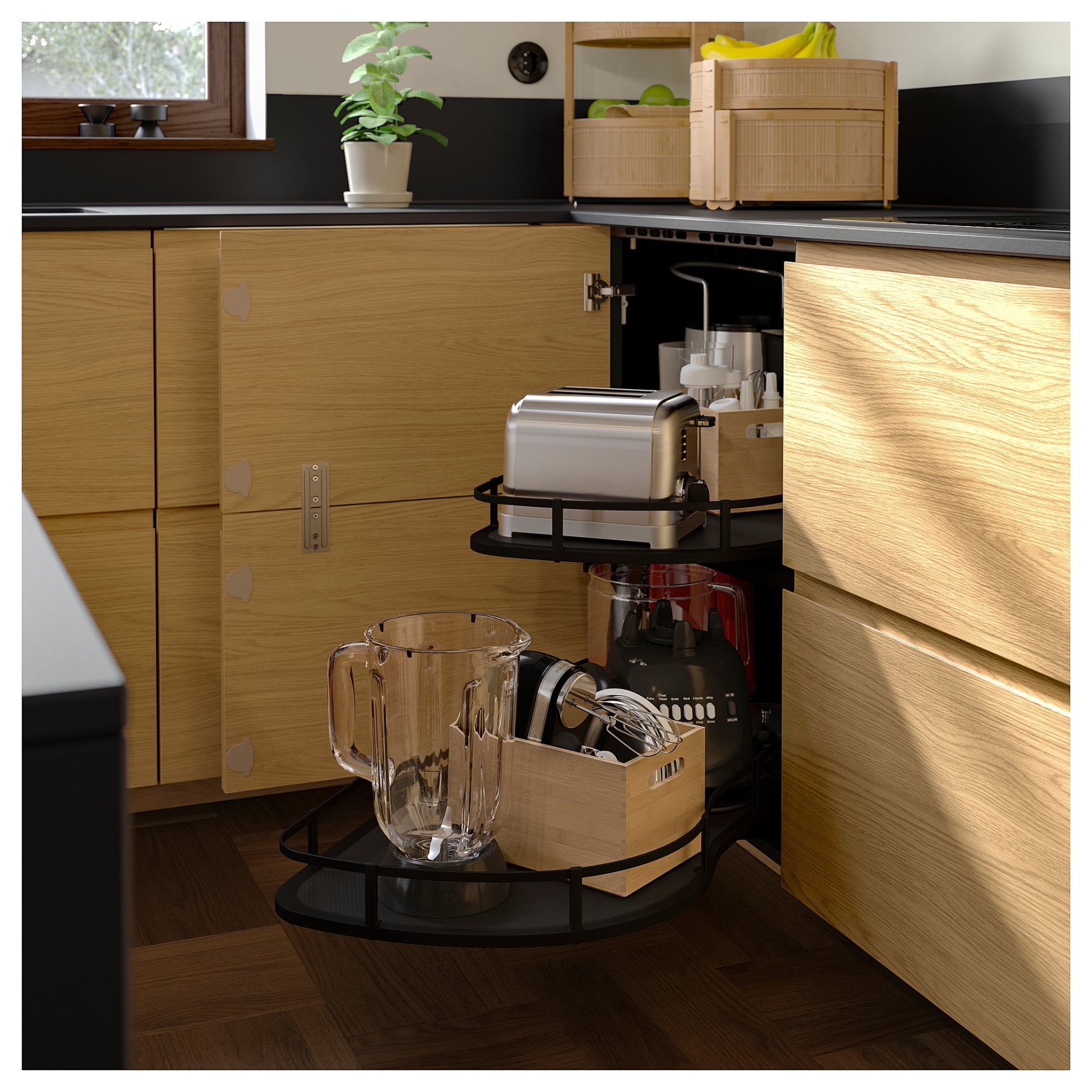 METOD, corner base cabinet frame, 128x60x80 cm, 305.916.85