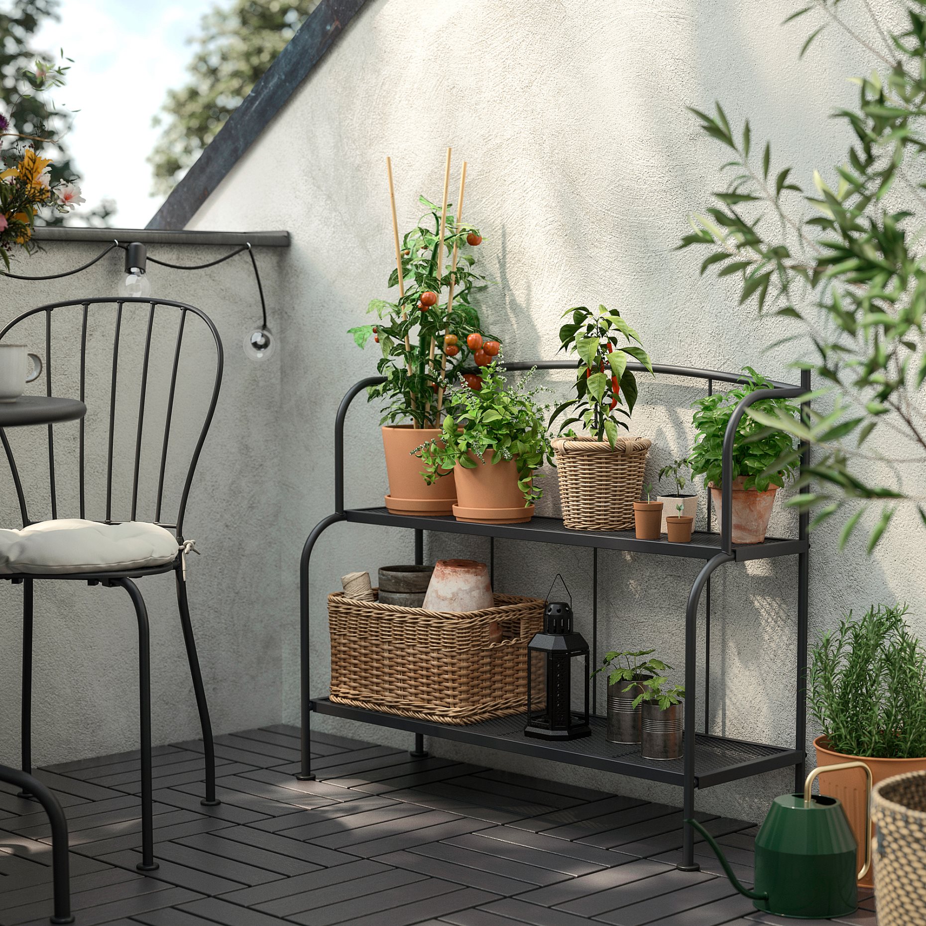 LÄCKÖ, shelving unit outdoor/indoor, 92x76 cm, 306.015.47