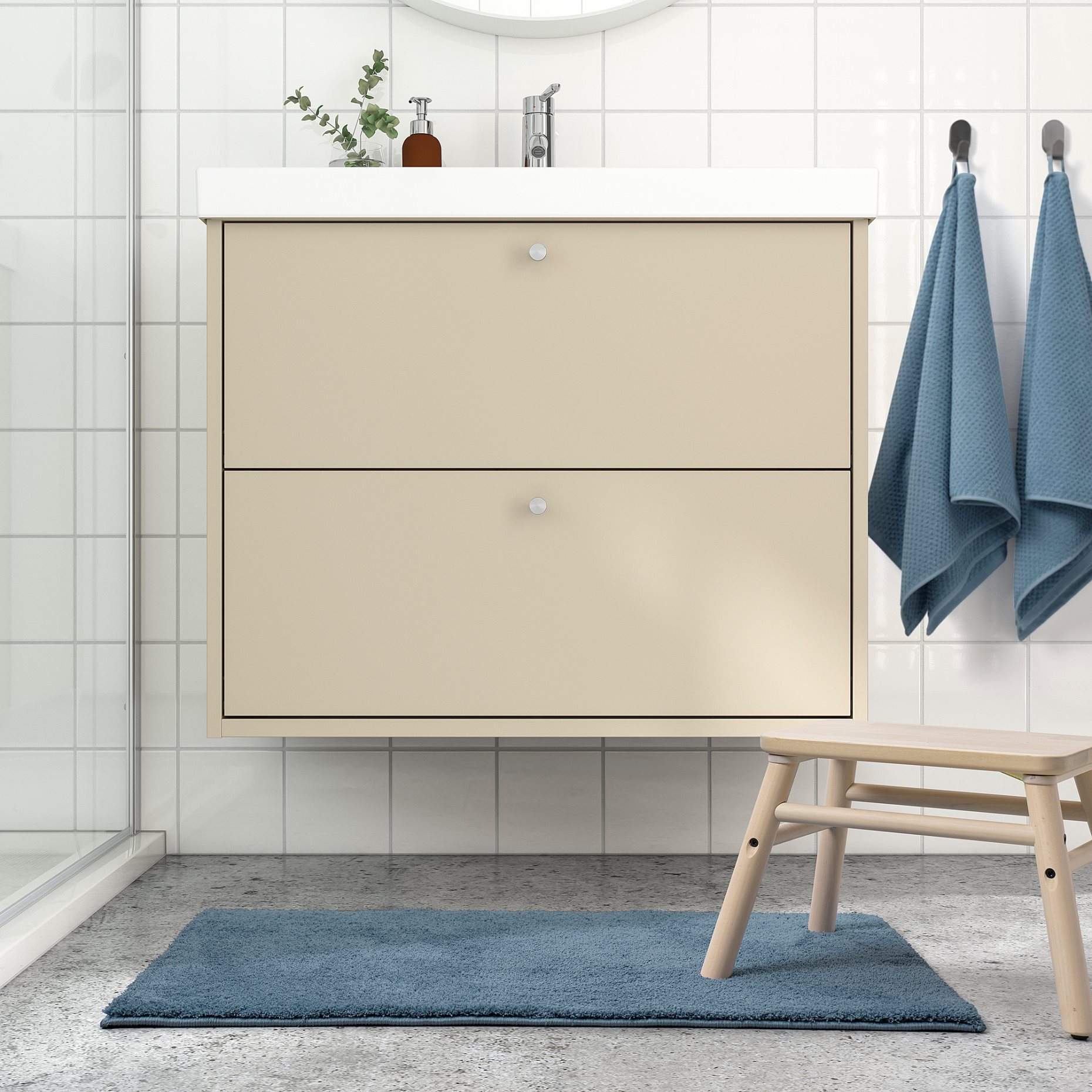 BACKMÅRA, bath mat, 50x80 cm, 306.055.88