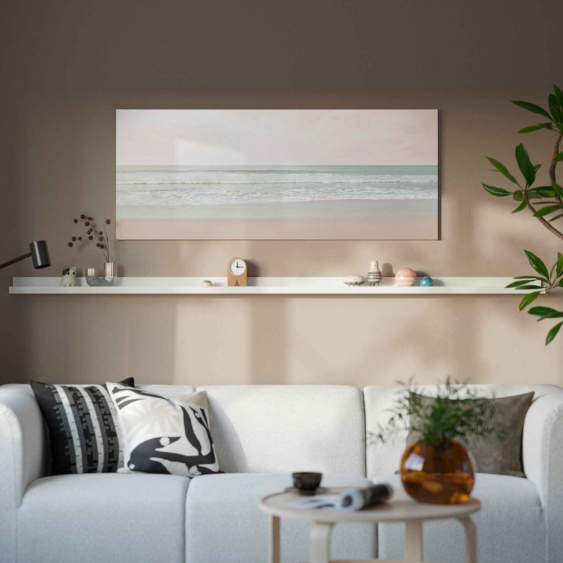 PJÄTTERYD, picture/endless tide, 140x56 cm, 306.234.60