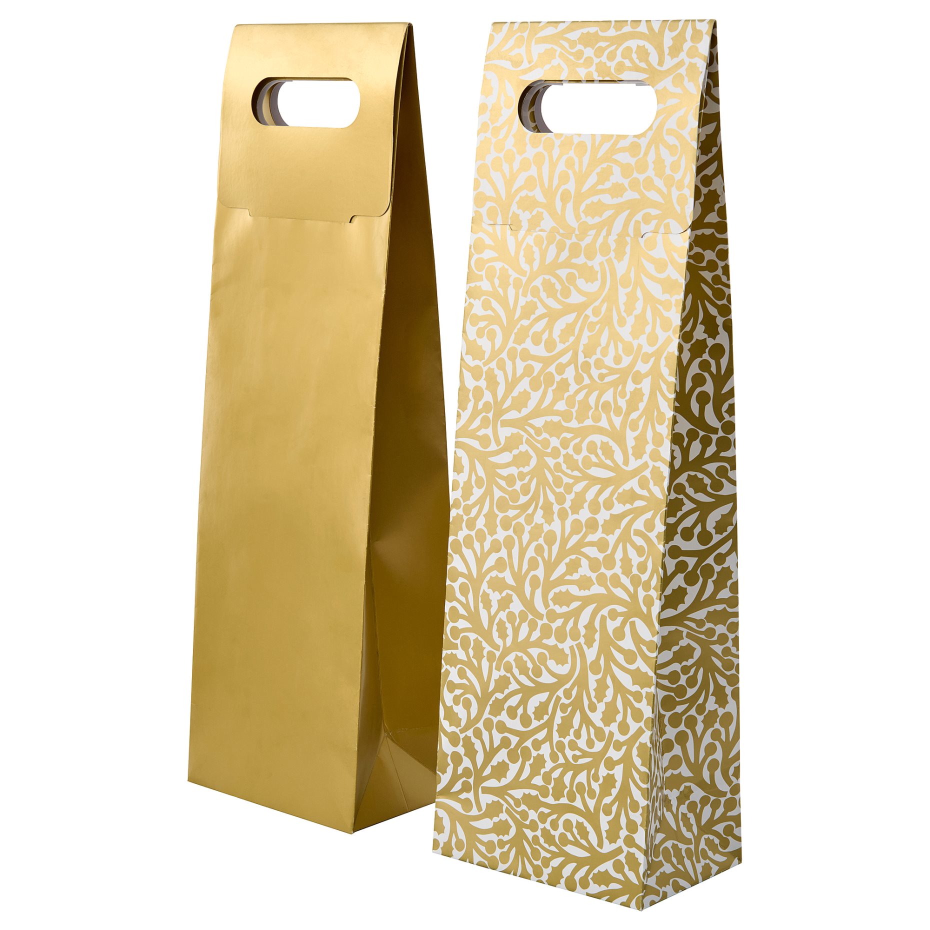 VINTERFINT, gift bag for bottle 2 pack, 13x41 cm, 306.319.88