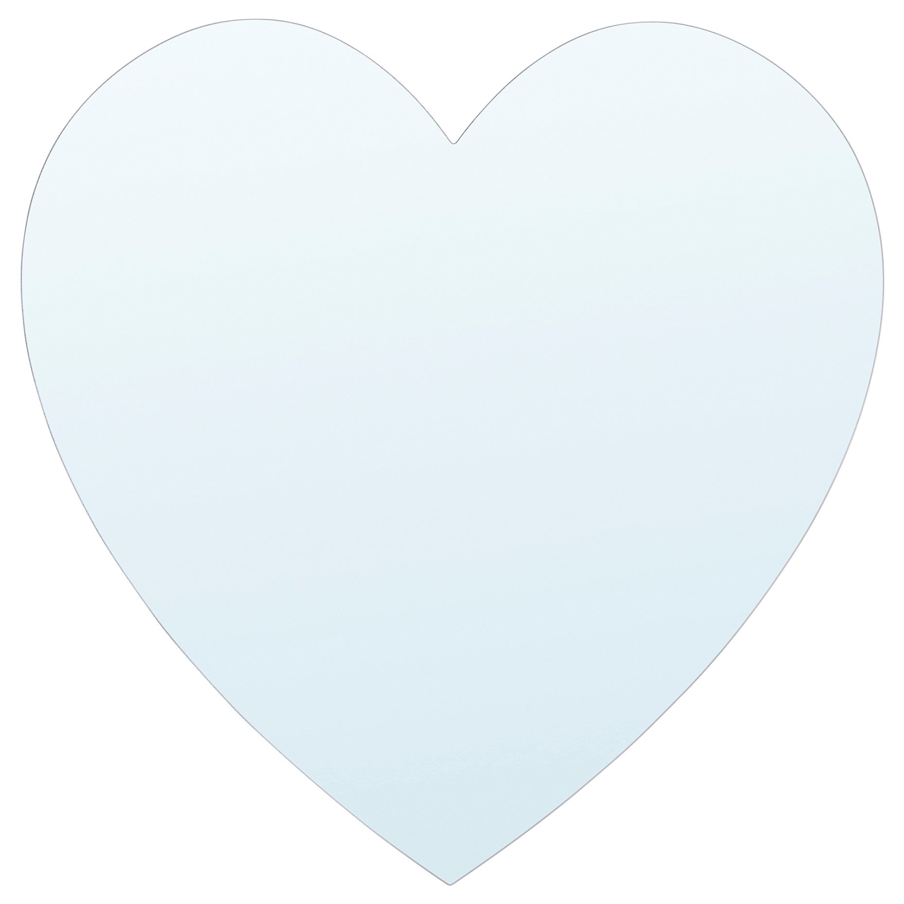 HOLMÖARNA, mirror heart-shaped, 27x27 cm, 306.322.85