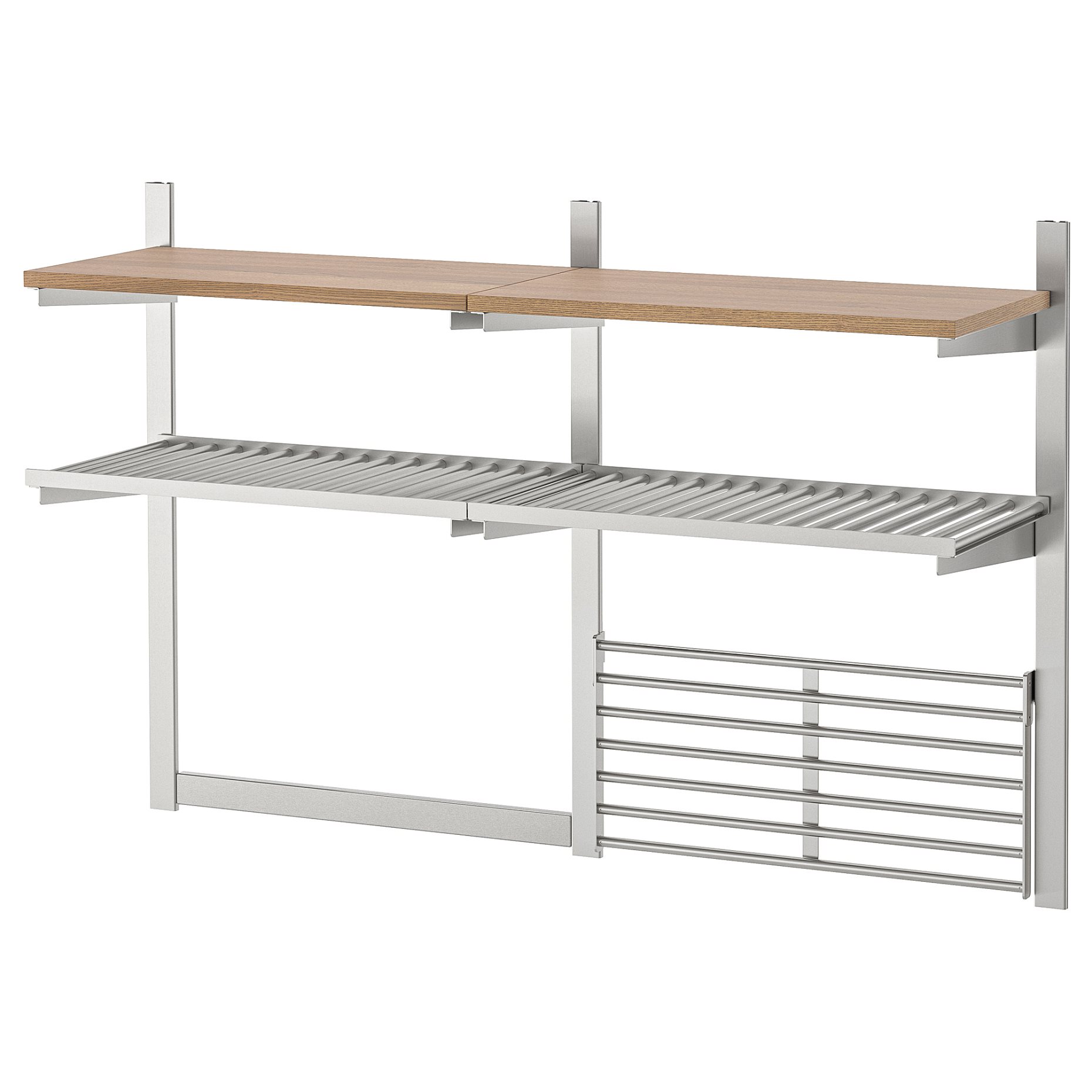 KUNGSFORS, suspension rail/shelf/mgnt knf rk/wall grid, 392.848.80
