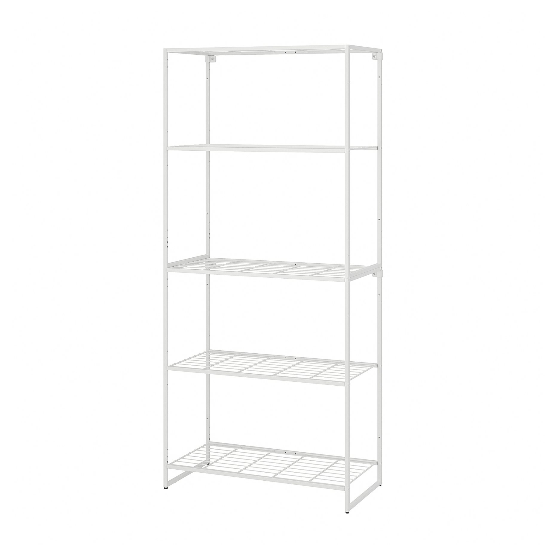 JOSTEIN, shelving unit/in/outdoor/wire, 81x40x180 cm, 394.372.13