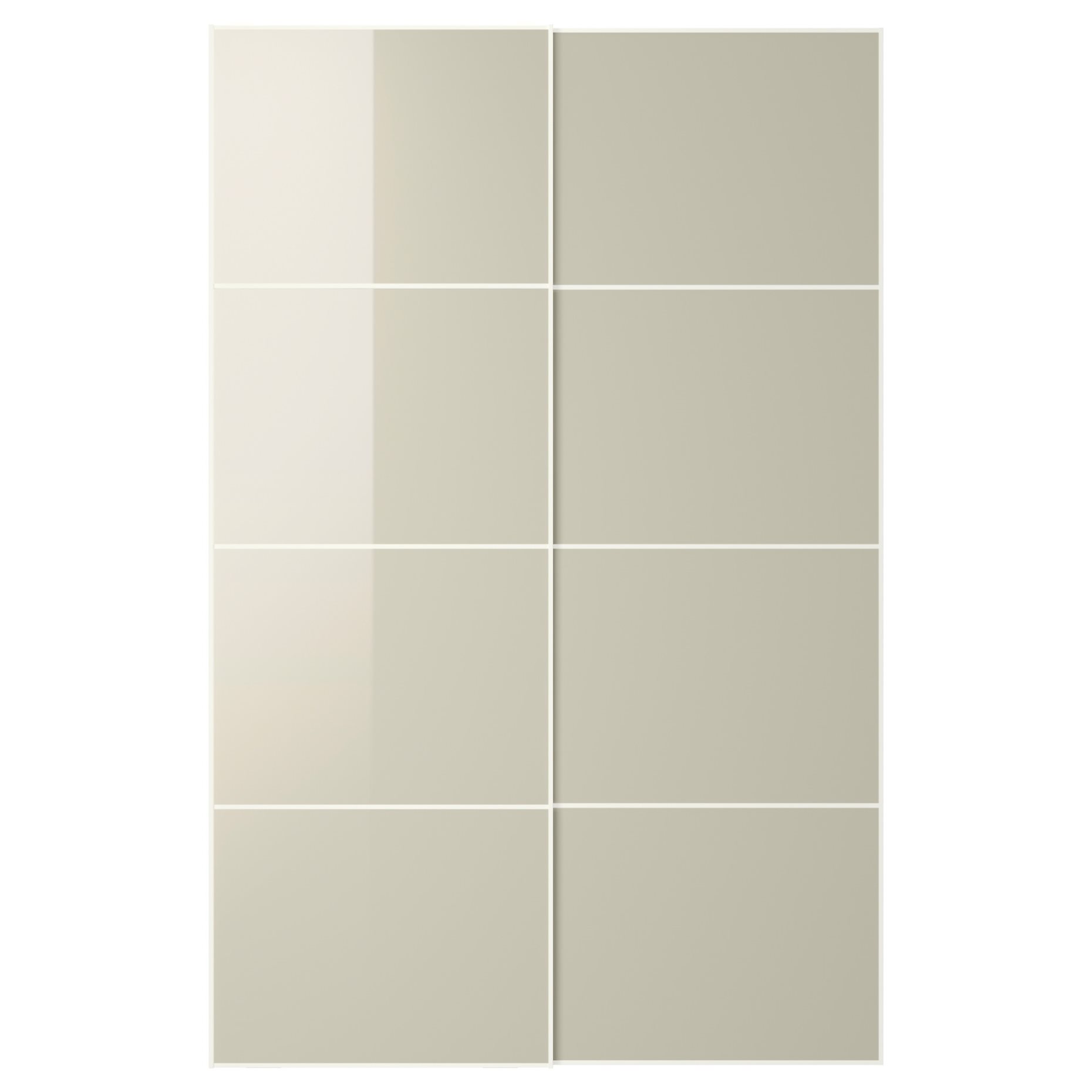 HOKKSUND, pair of sliding doors, 150x236 cm, 394.396.98