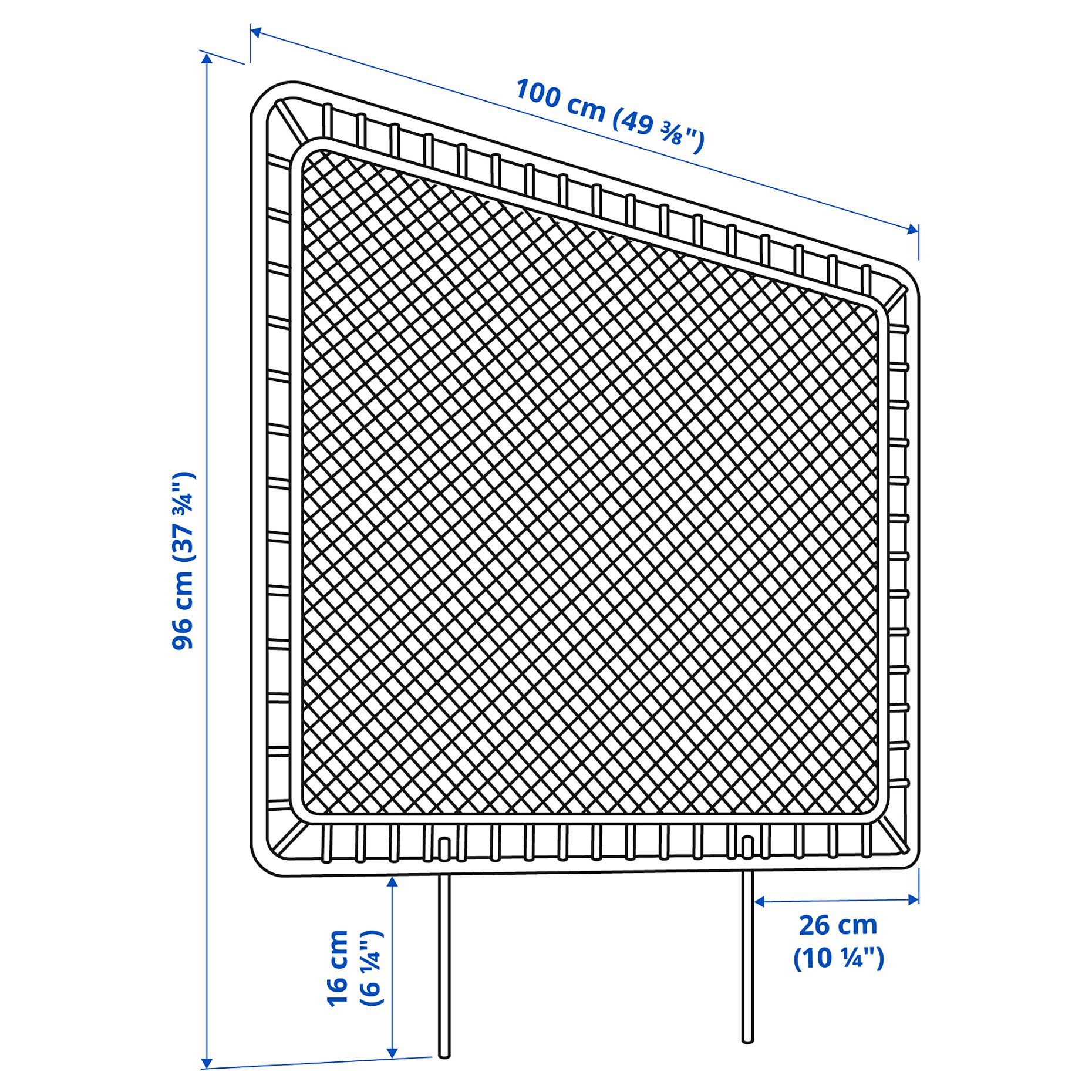 VEVELSTAD, bed frame with 2 headboards, 160x200 cm, 394.417.38