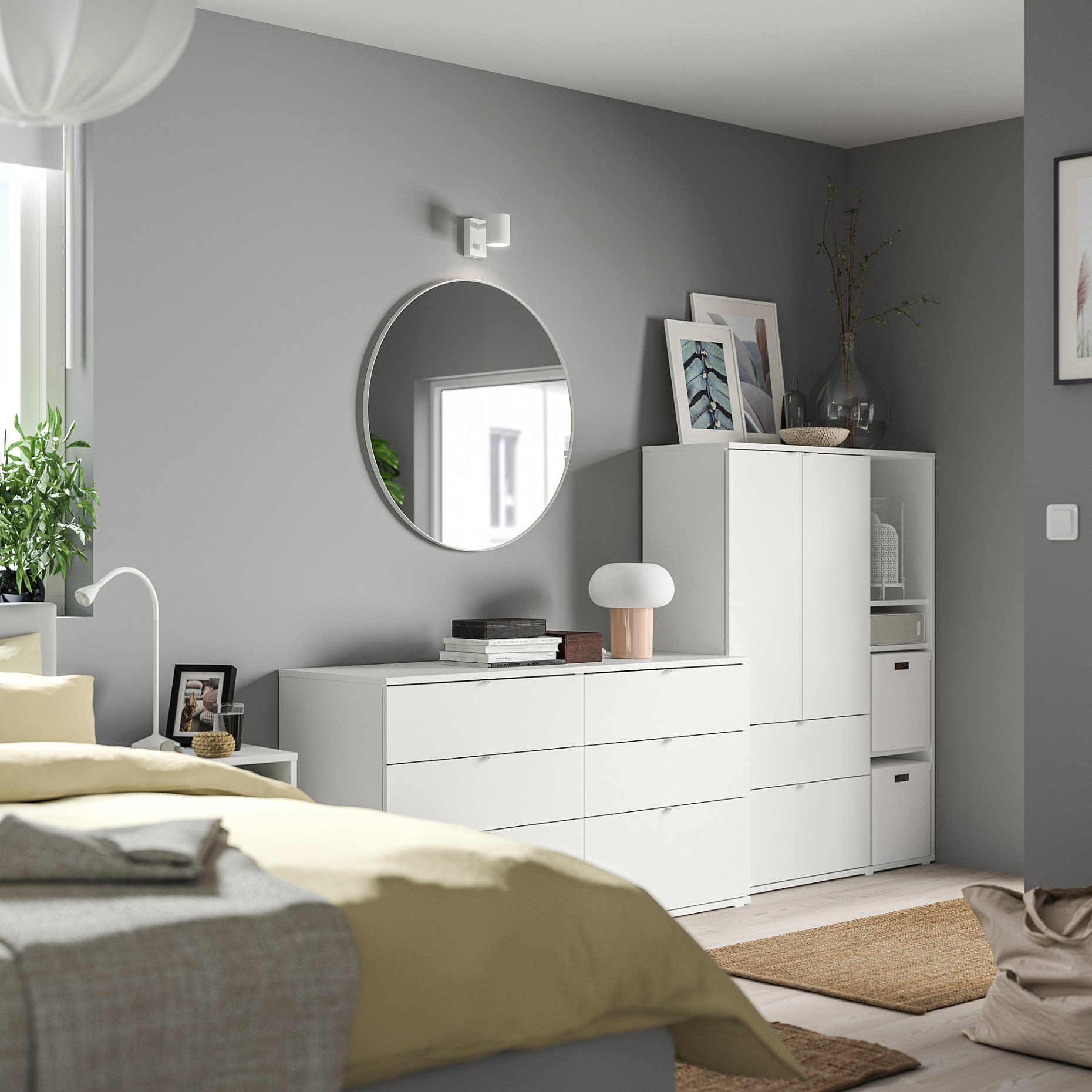 VIHALS, storage combination, 245x47x140 cm, 394.421.77