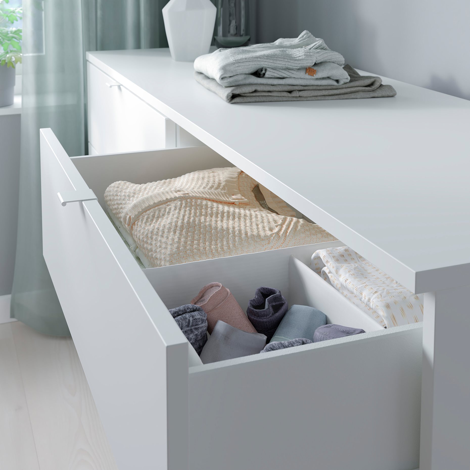 VIHALS, storage combination, 245x47x140 cm, 394.421.77