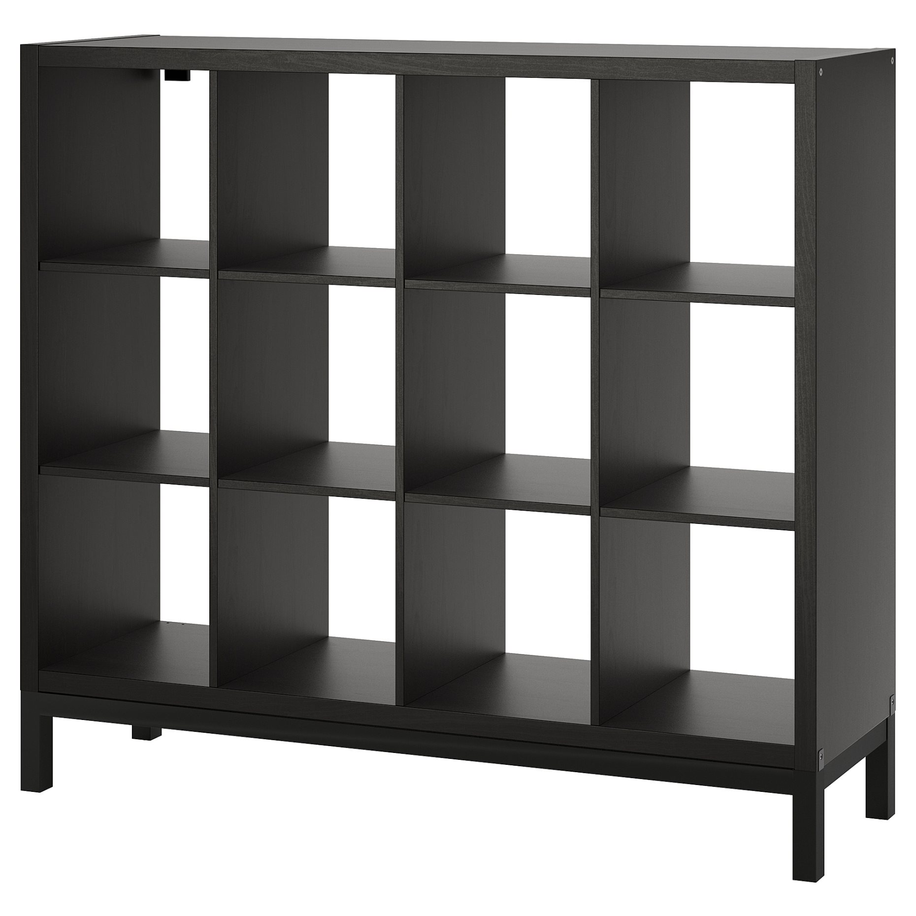 KALLAX, shelving unit with underframe, 147x129 cm, 394.426.91