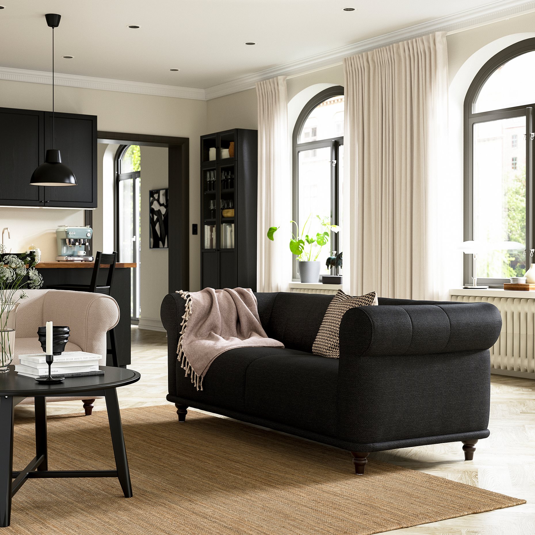 VISKAFORS, 2-seat sofa, 394.432.52