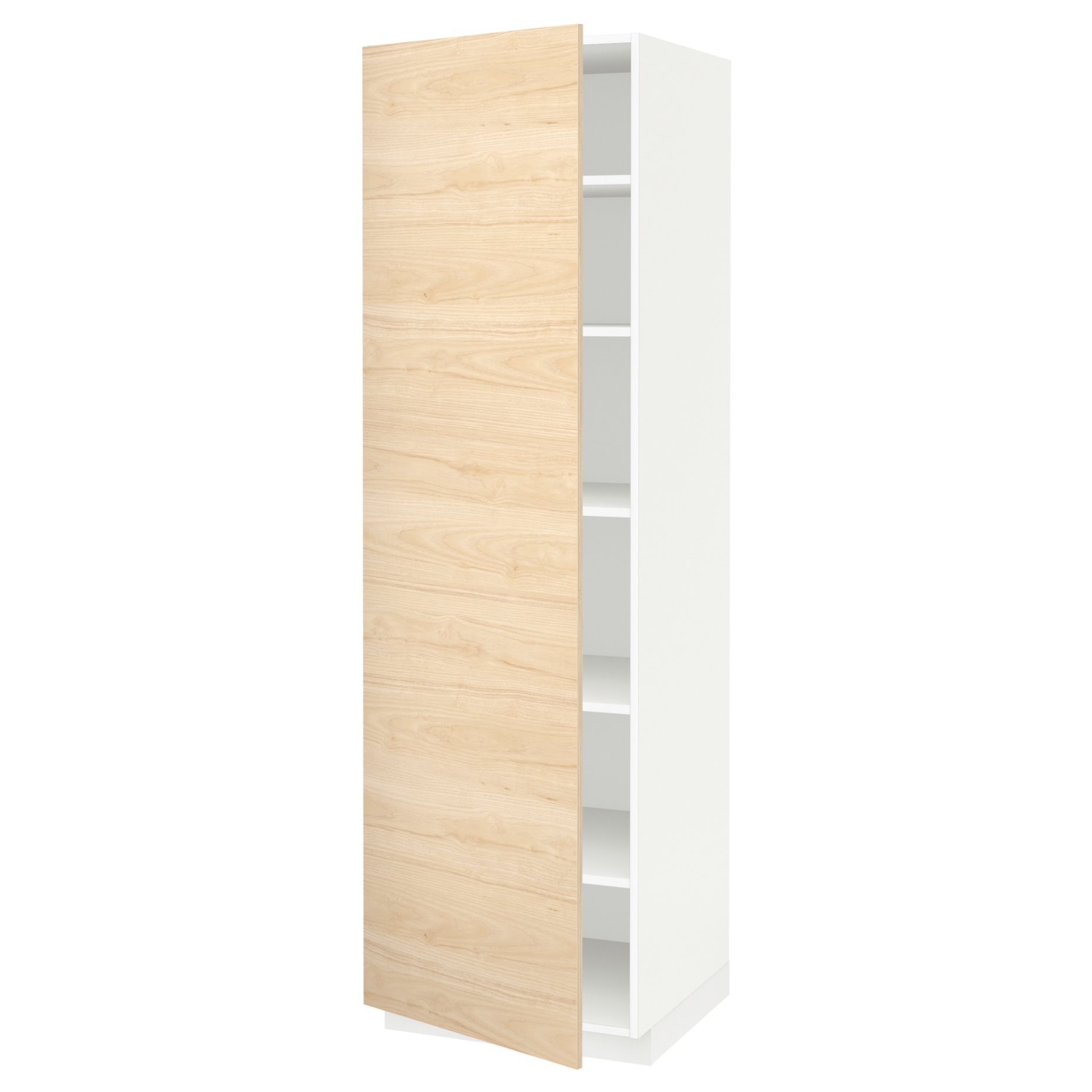 METOD, high cabinet with shelves, 60x60x200 cm, 394.621.46