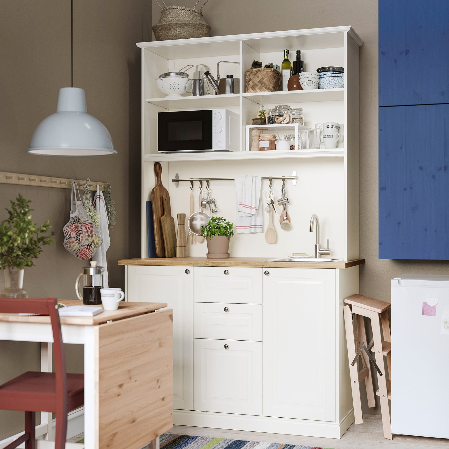 ONNERUP, kitchenette, 130x64x219 cm, 394.783.50