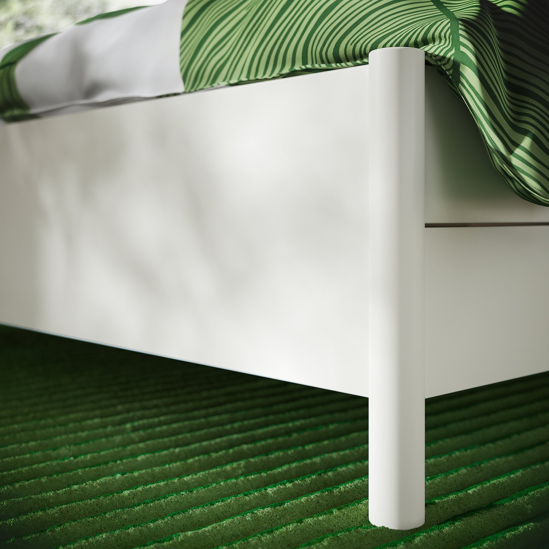 TONSTAD, bed frame with storage, 140x200 cm, 394.966.17