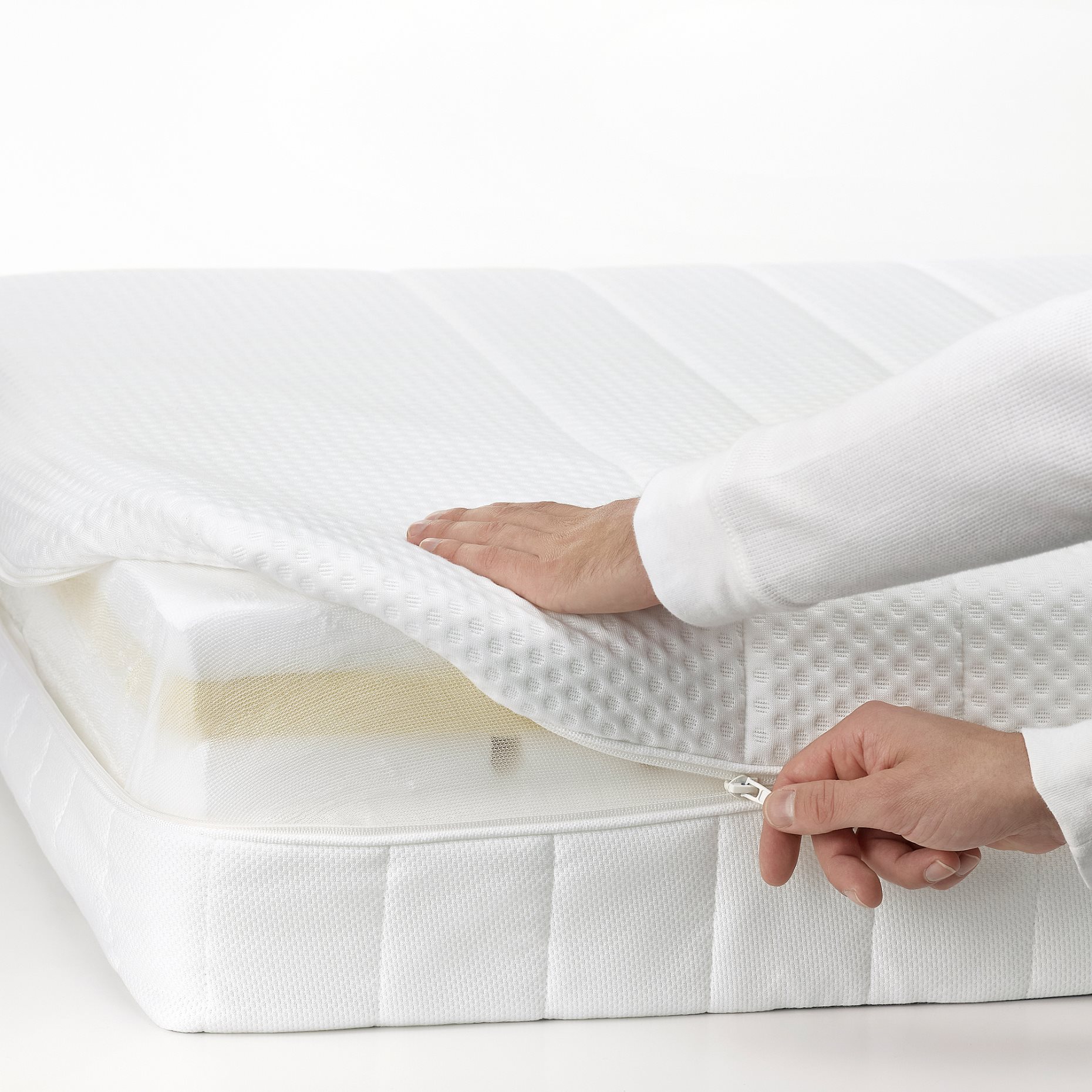 GLAMBERGET, bed frame with storage and mattress, 160x200 cm, 395.684.97
