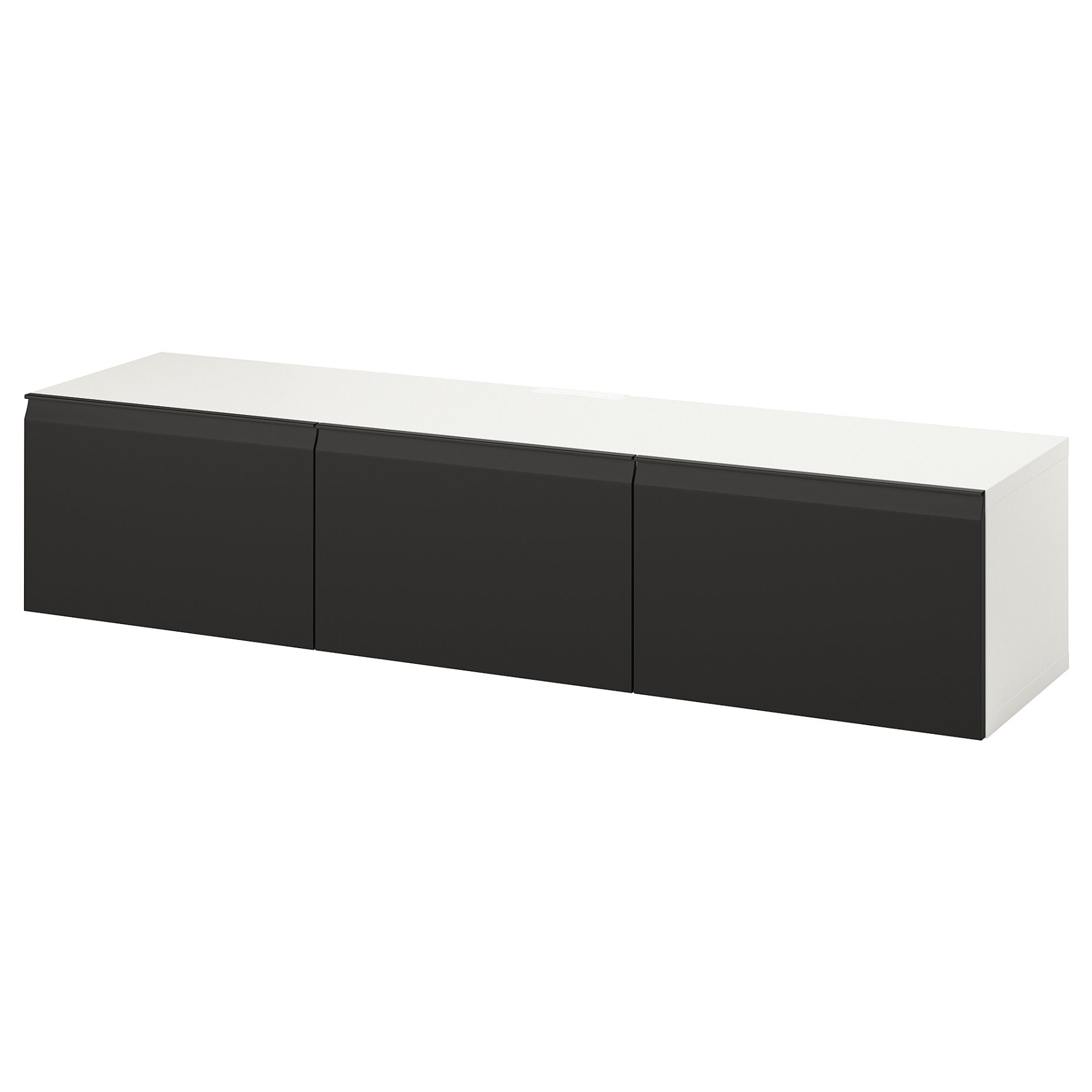 BESTÅ, έπιπλο TV με πόρτες, 180x42x38 cm, 395.693.31