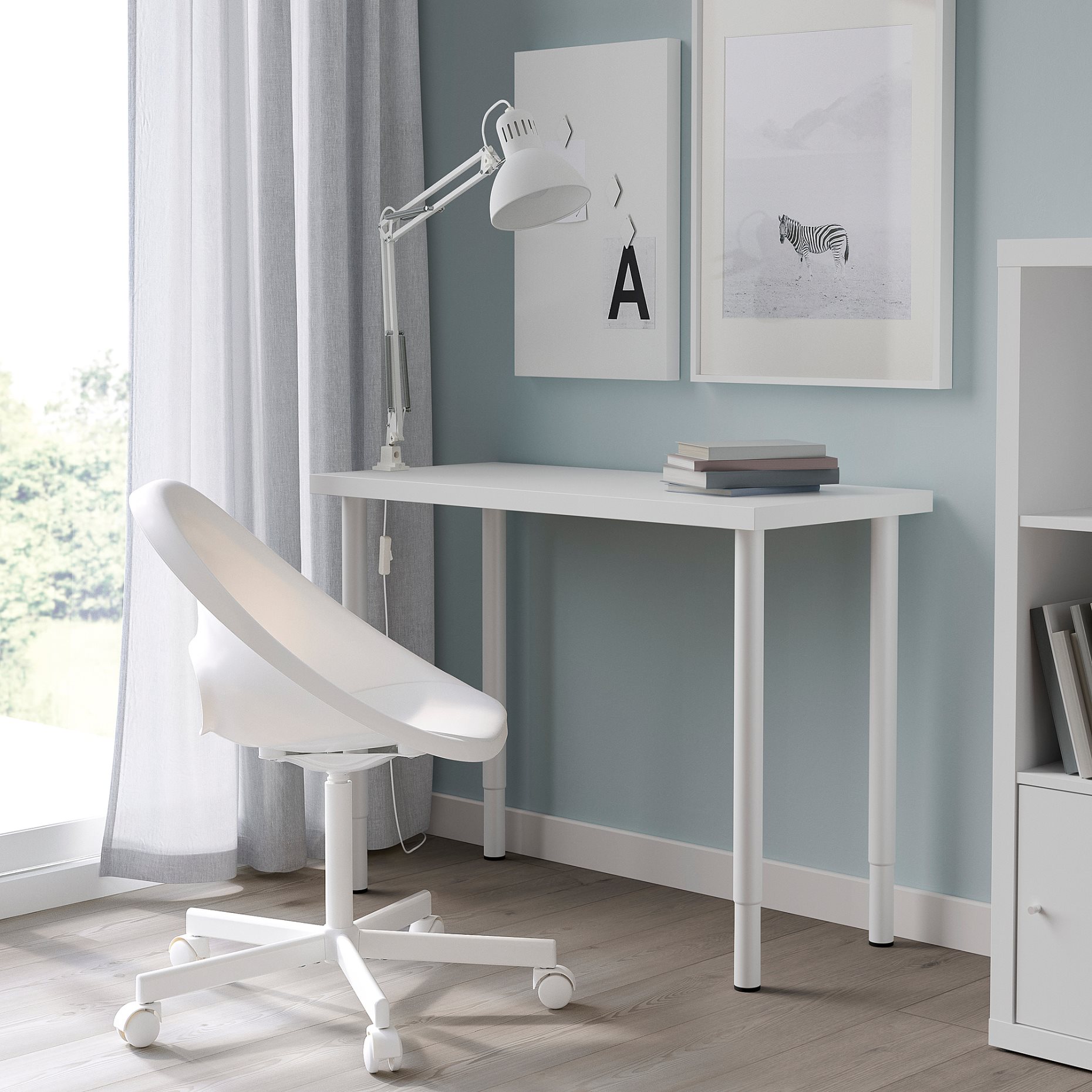 LINNMON/OLOV, desk, 100x45 cm, 395.901.58