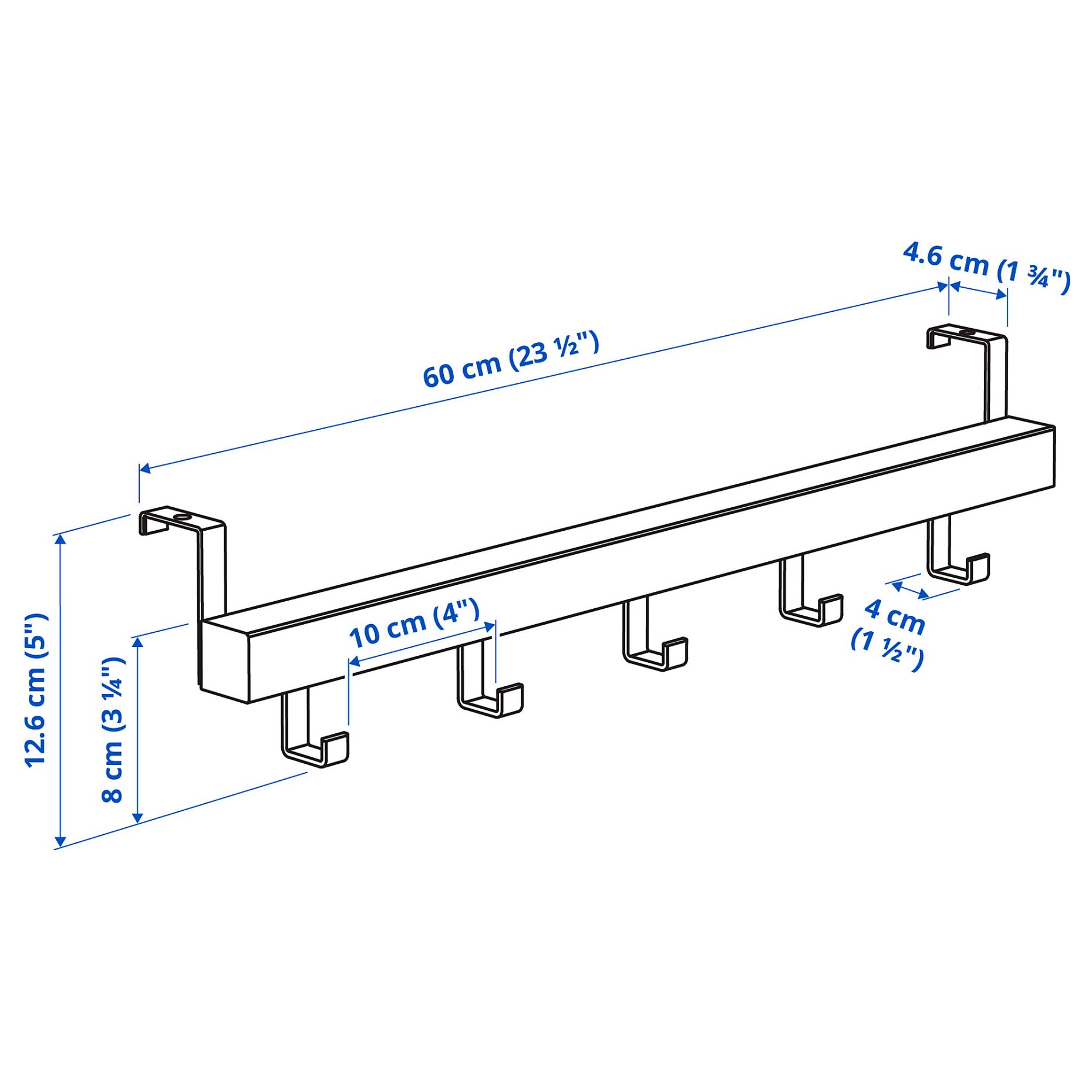 TJUSIG, hanger for door/wall, 402.426.53