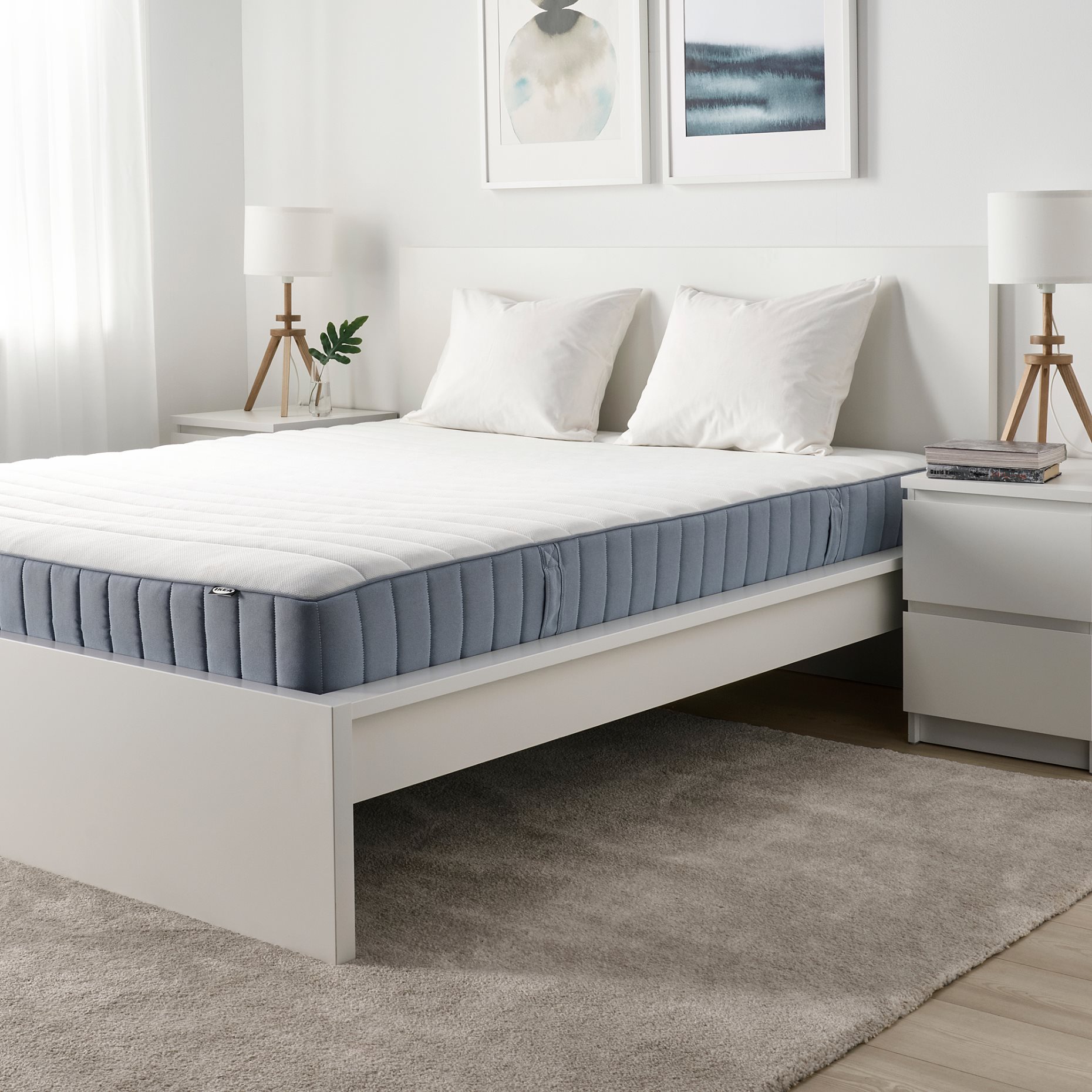 VALEVÅG, pocket sprung mattress/firm, 120x200 cm, 404.699.10