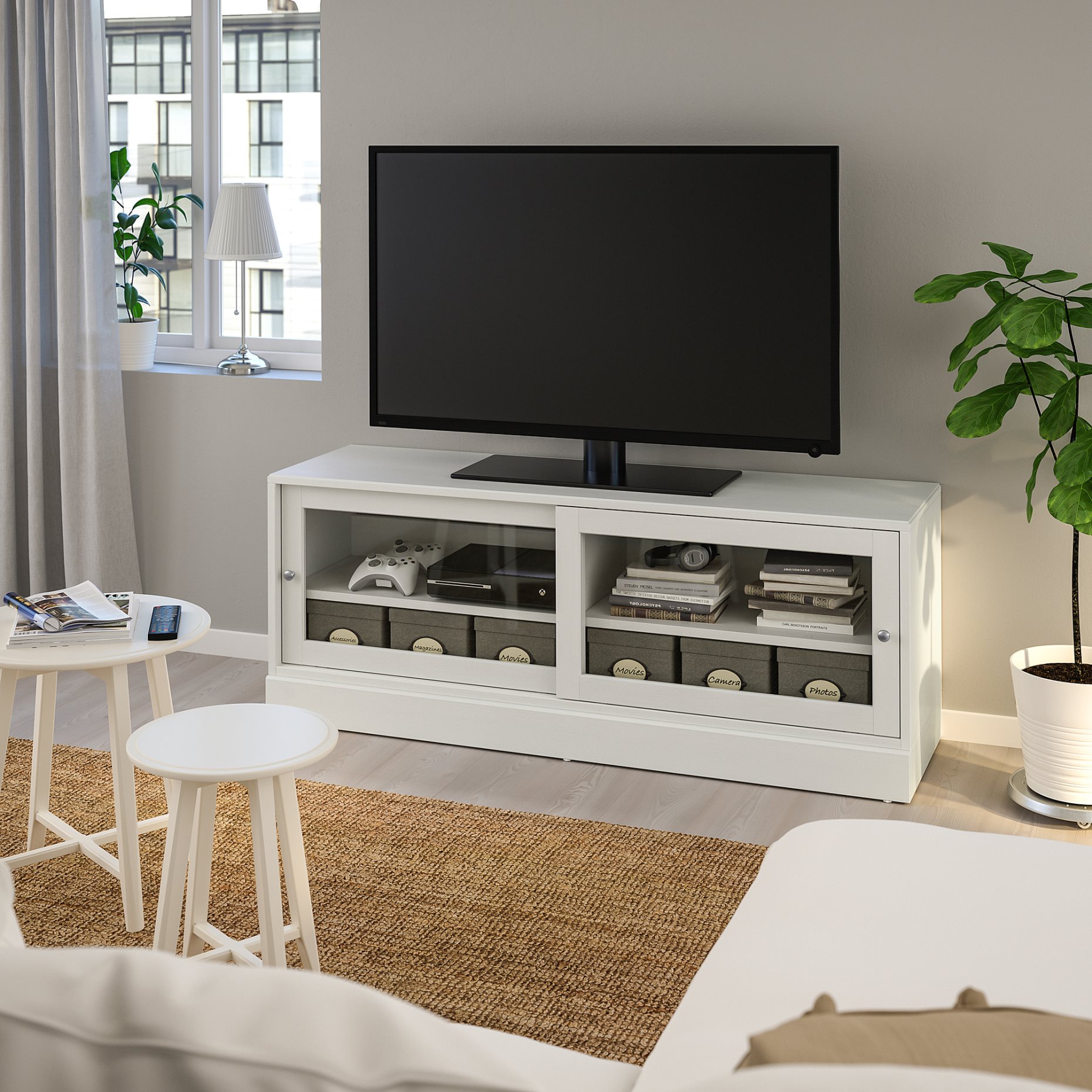 HAVSTA, έπιπλο TV με μπάζα, 160x47x62 cm, 404.803.71