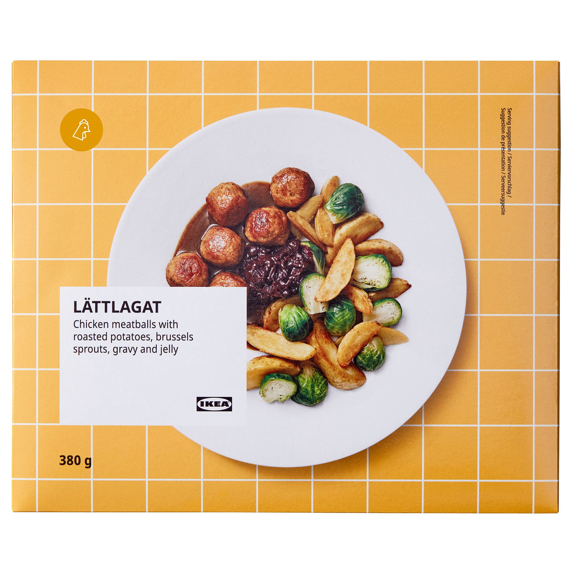 LATTLAGAT, chicken meatballs with roasted potatoes/ready meal frozen, 380 g, 405.061.92