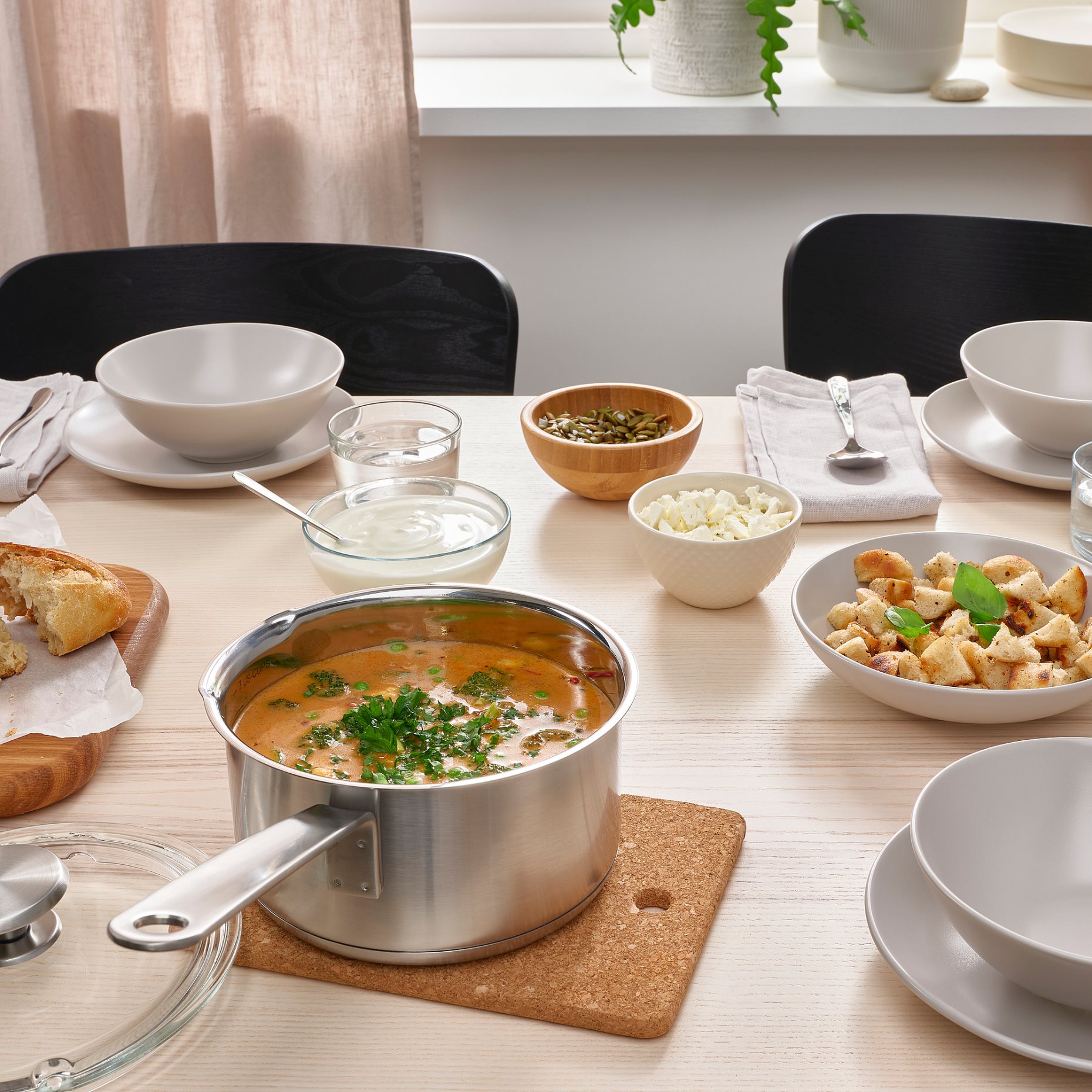 HEMKOMST, κατσαρόλα με καπάκι, 2 l, 405.131.59