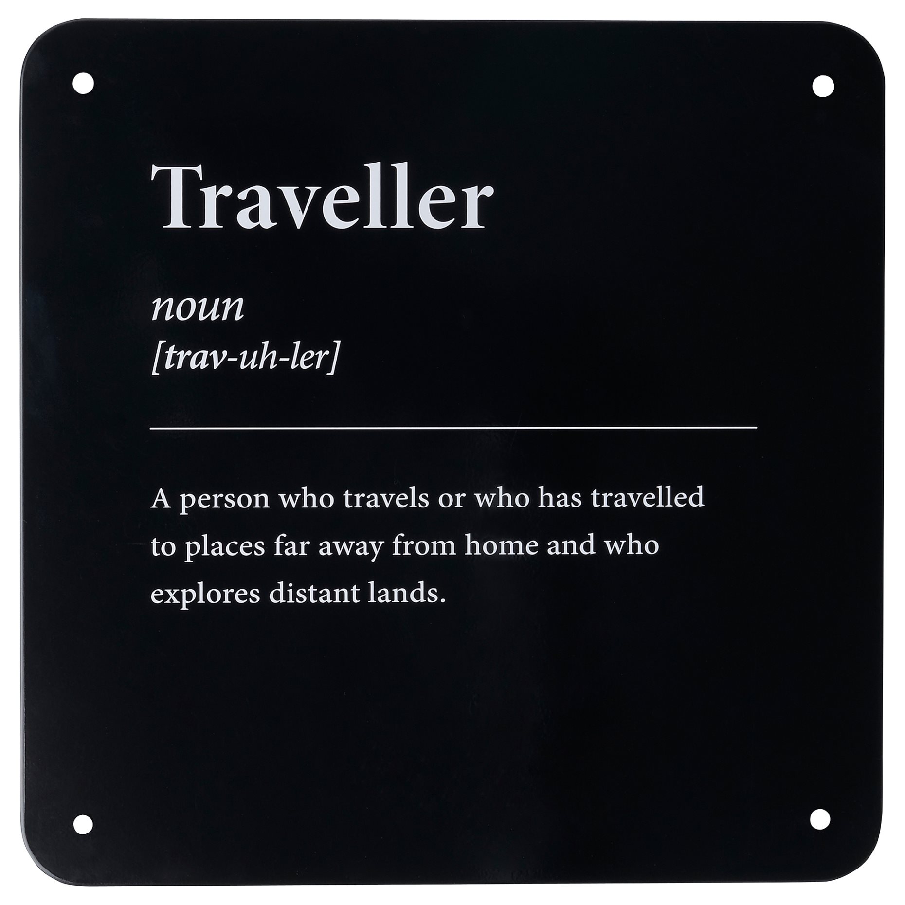 KÄNGSLEBODA, διακόσμηση τοίχου/ταξιδιώτης, 20x20 cm, 405.248.84