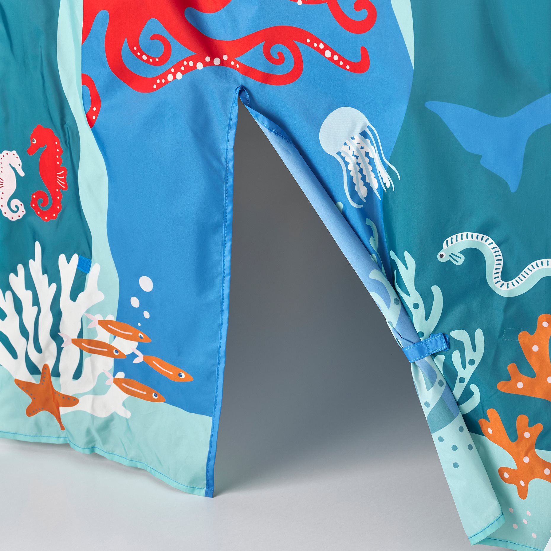 KURA, bed tent/ocean animals pattern, 405.284.48