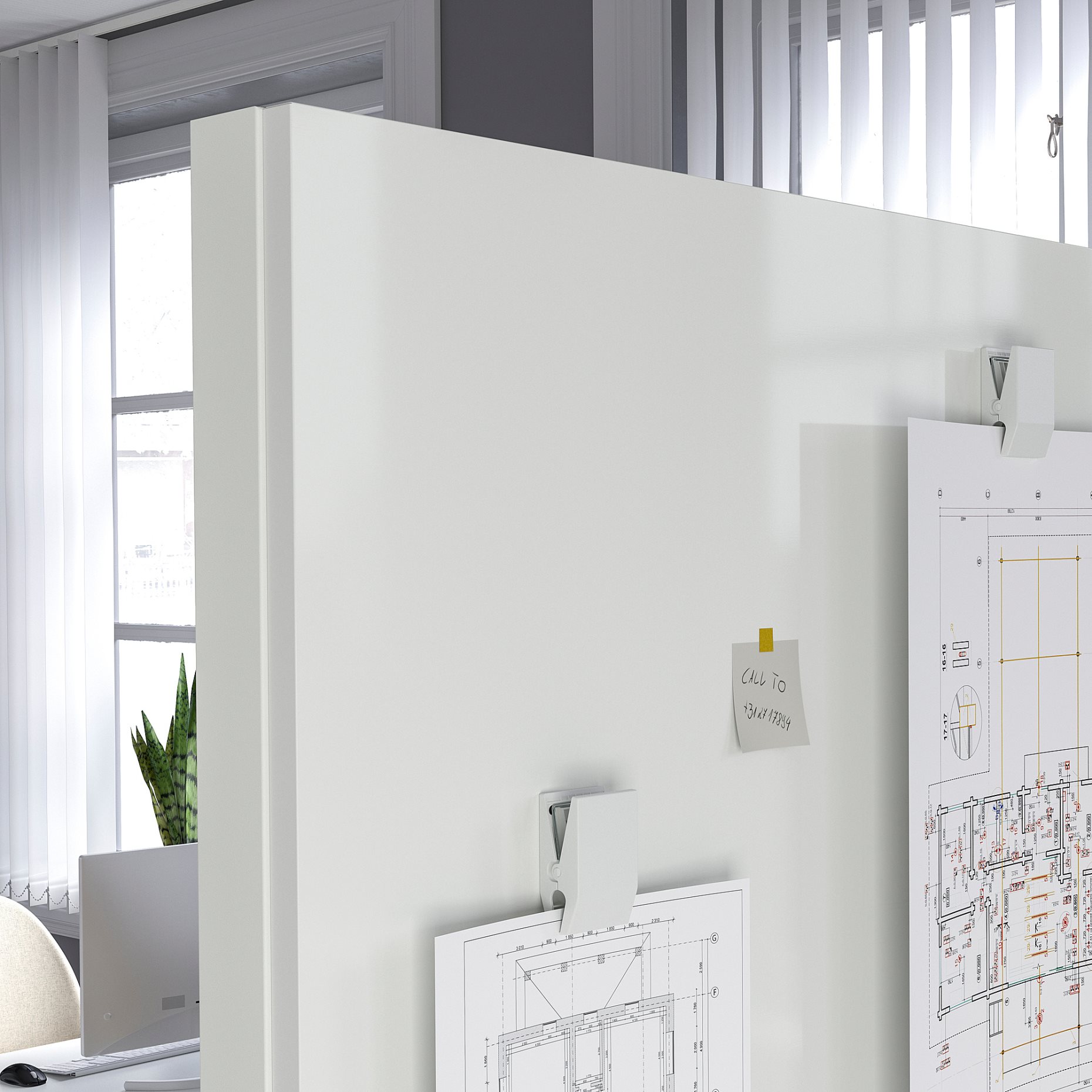 MITTZON, whiteboard/noticeboard, 84x110x2 cm, 405.286.36