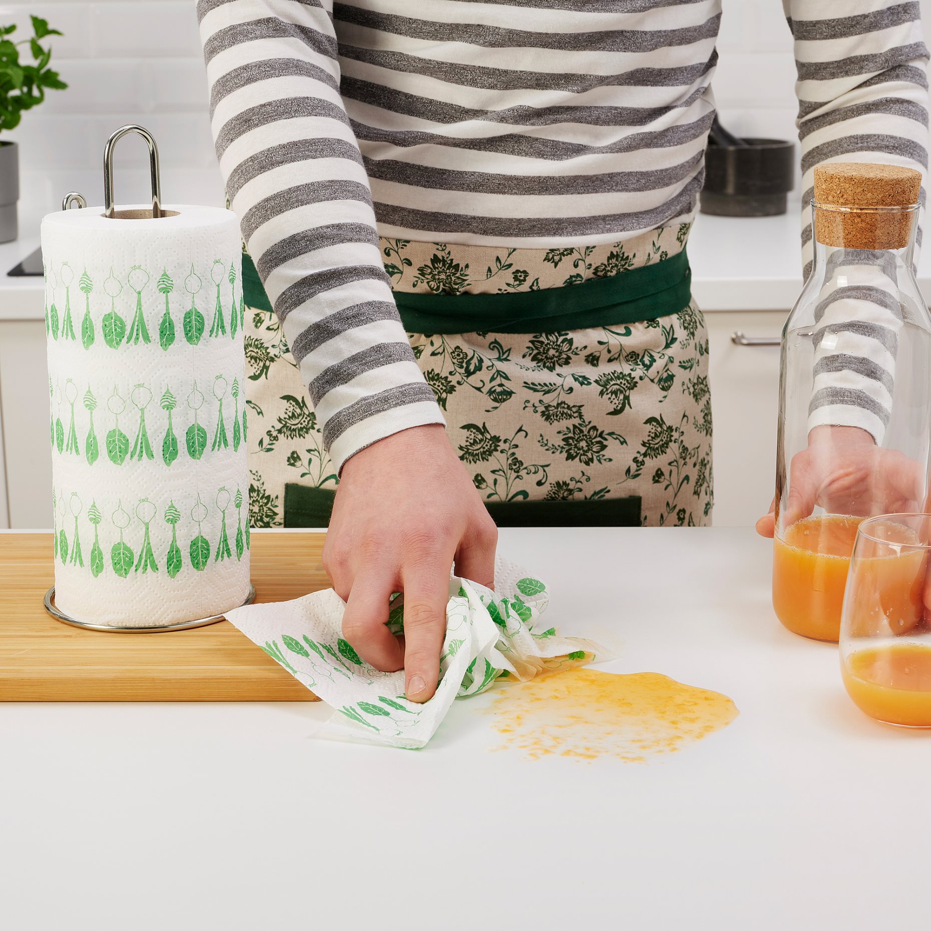 FAMILJ, kitchen roll patterned 2 pack, 360g, 405.307.43