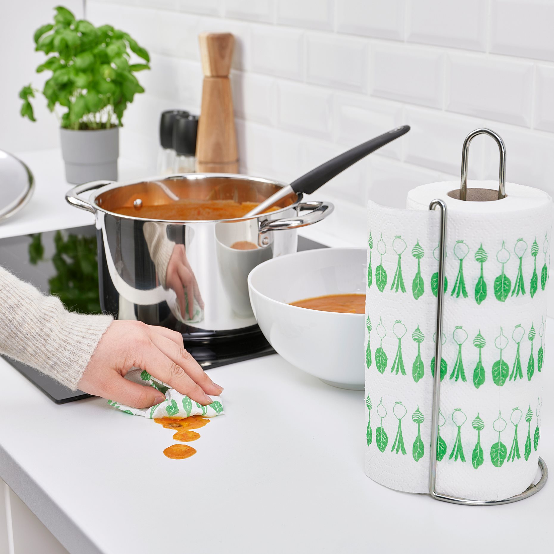 FAMILJ, kitchen roll patterned 2 pack, 360g, 405.307.43