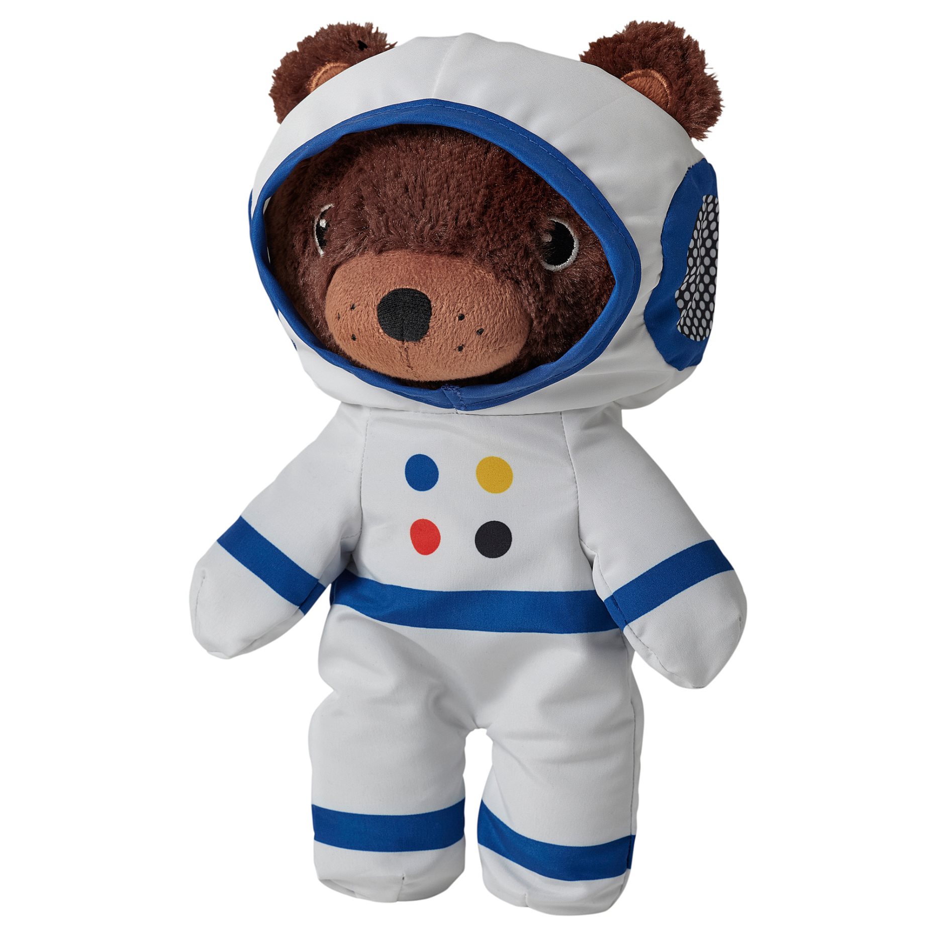 AFTONSPARV, soft toy bear with astronaut suit, 28 cm, 405.515.42